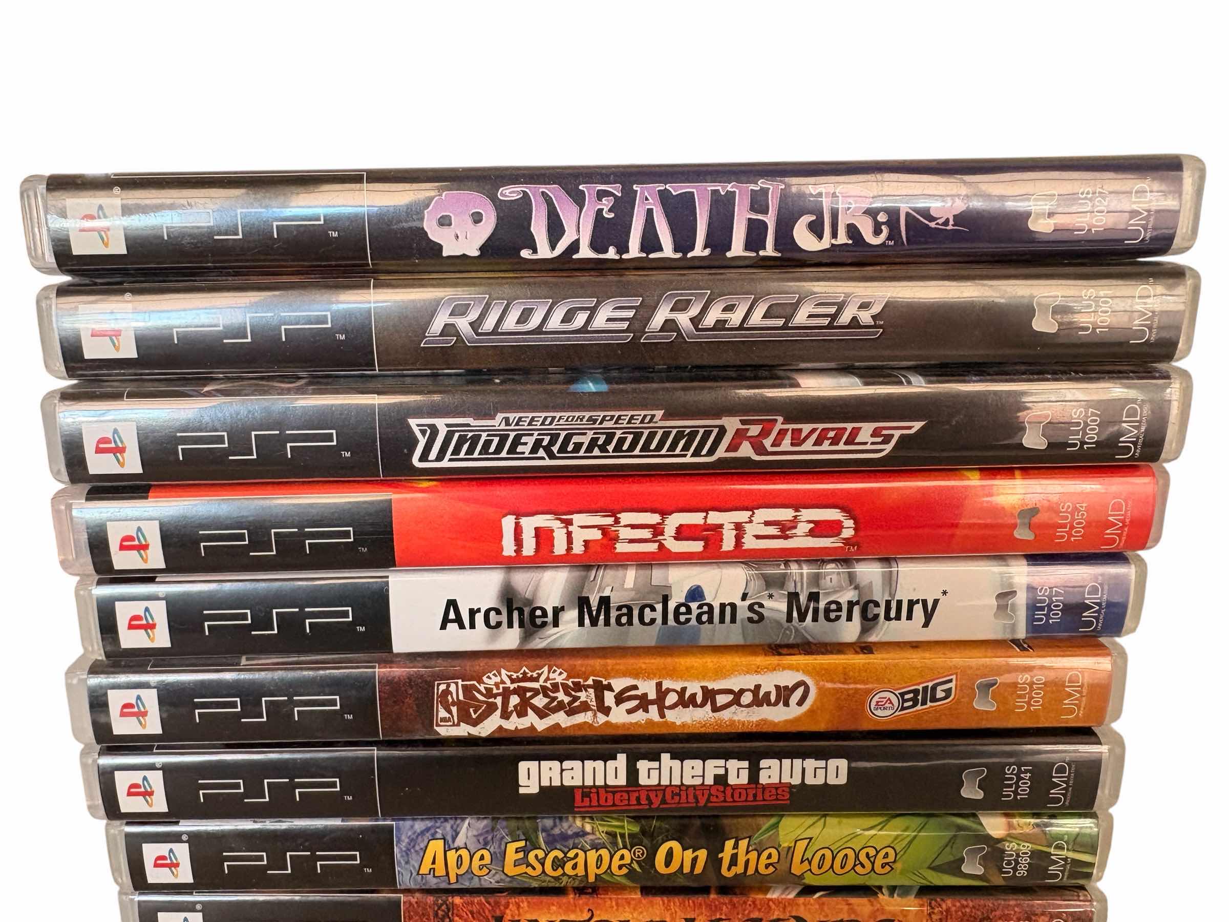 Photo 1 of (11)PCS PSP GAMES