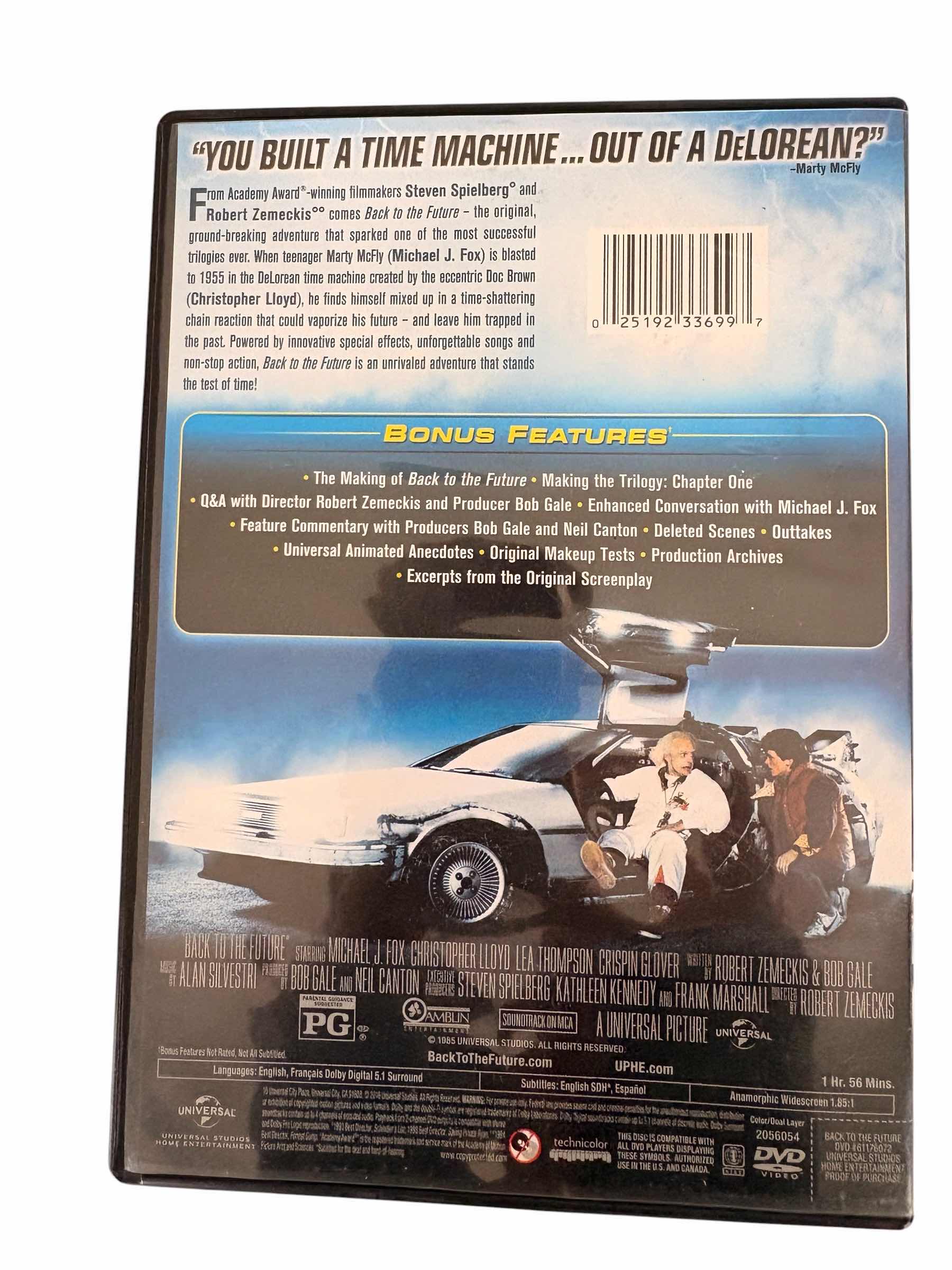 Photo 1 of BACK TO THE FUTURE A LETTER FROM THE PAST AND DVD