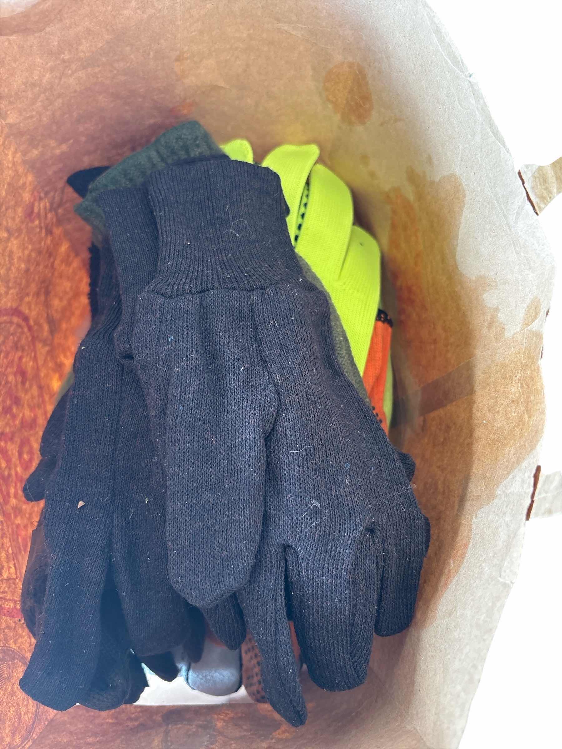 Photo 1 of BAG OF WINTER & WORK GLOVES