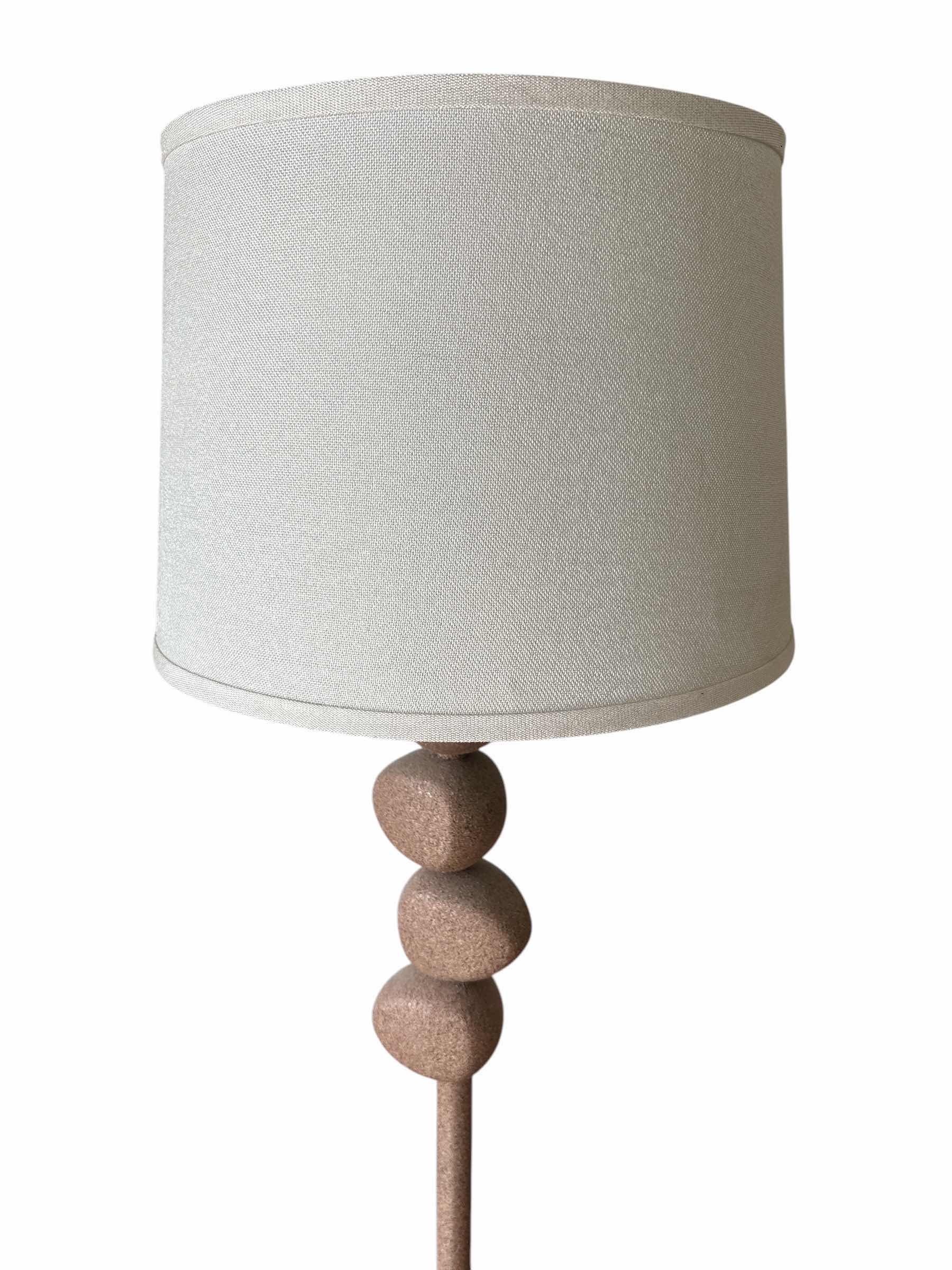 Photo 1 of FLOOR BROWN LAMP W ROCK ACCENTS H57”