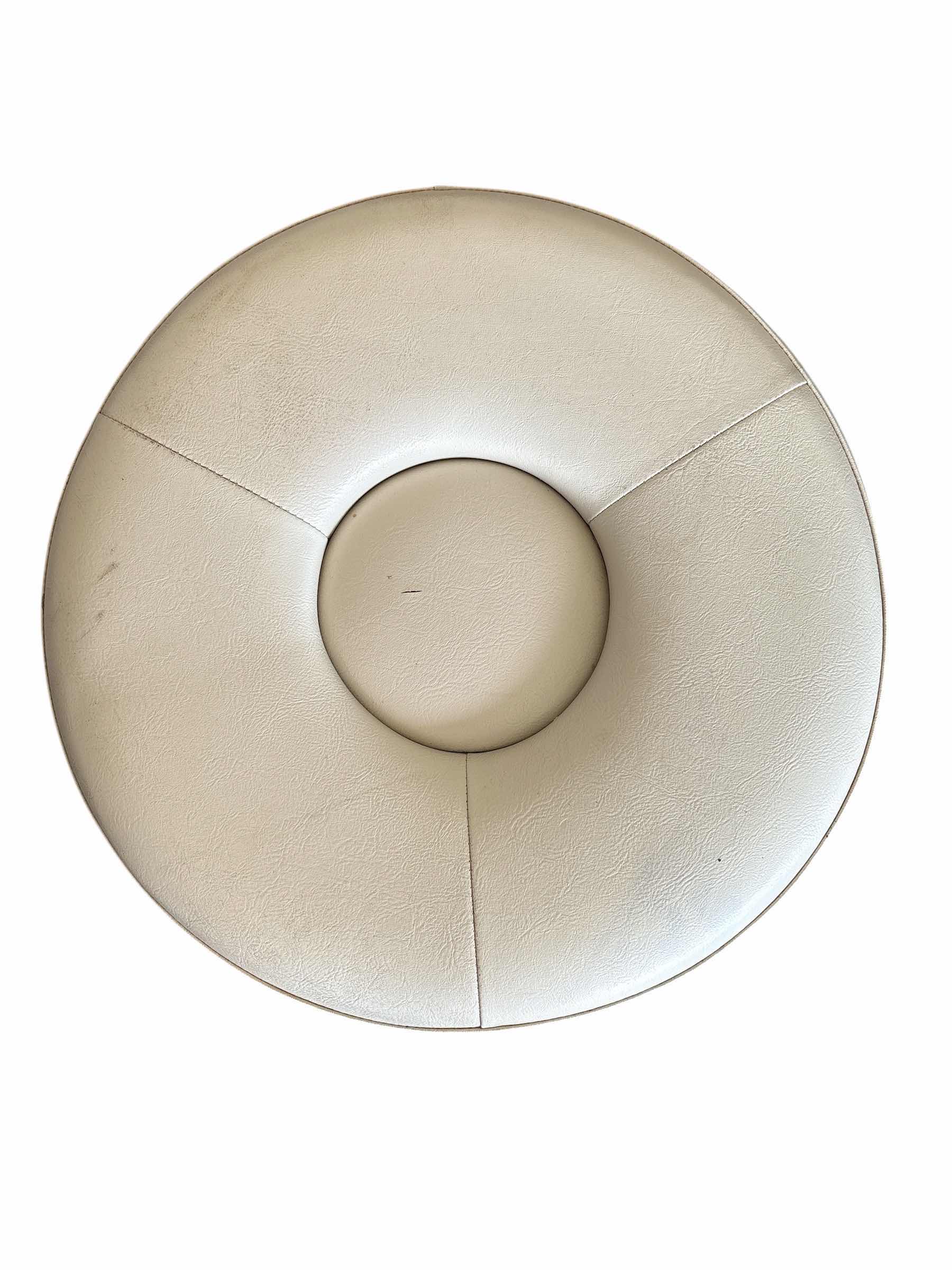 Photo 1 of CREAM VANITY STOOL H18.5”