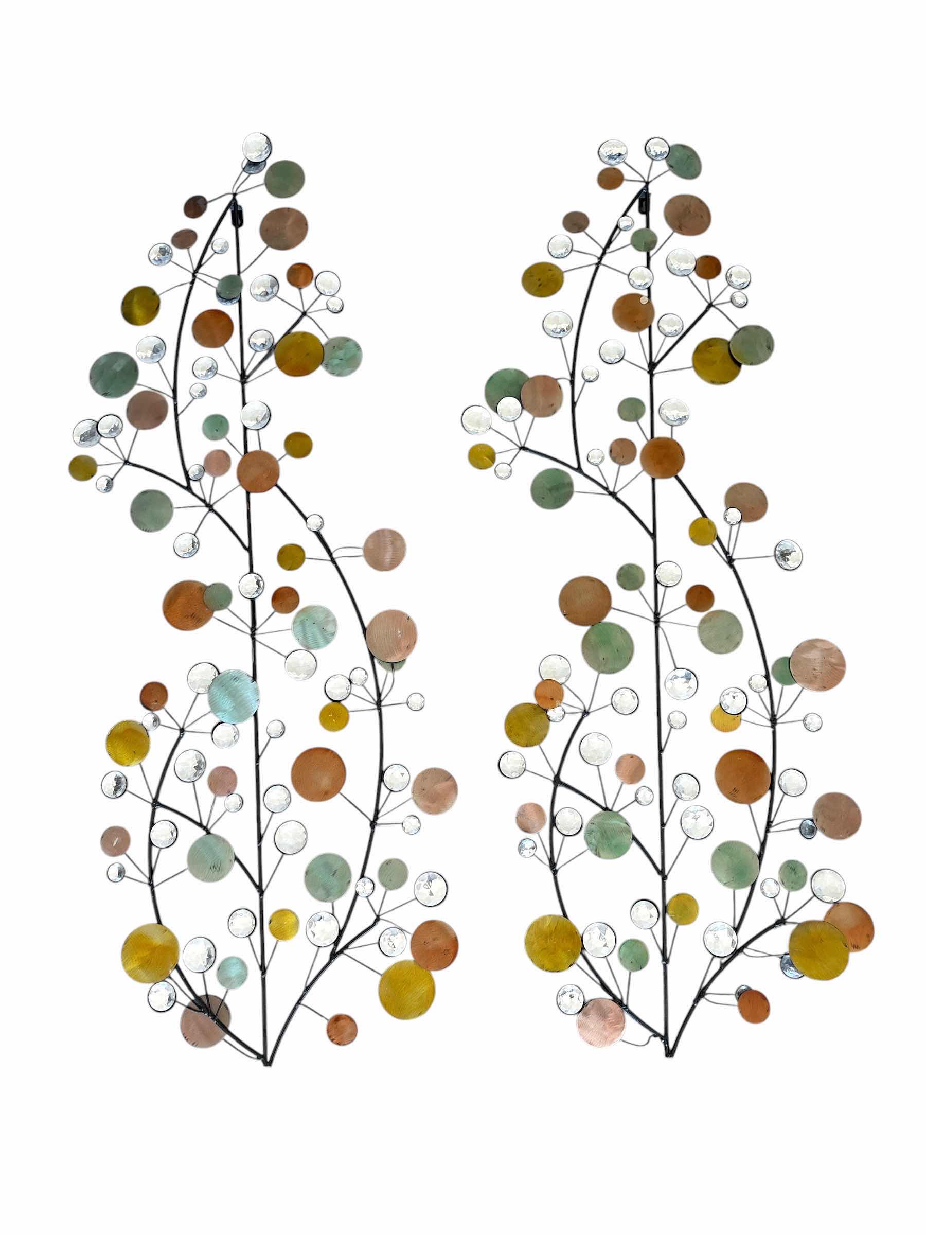 View 1 of (2)PCS METAL RAINDROP WALL ACCENT H45”