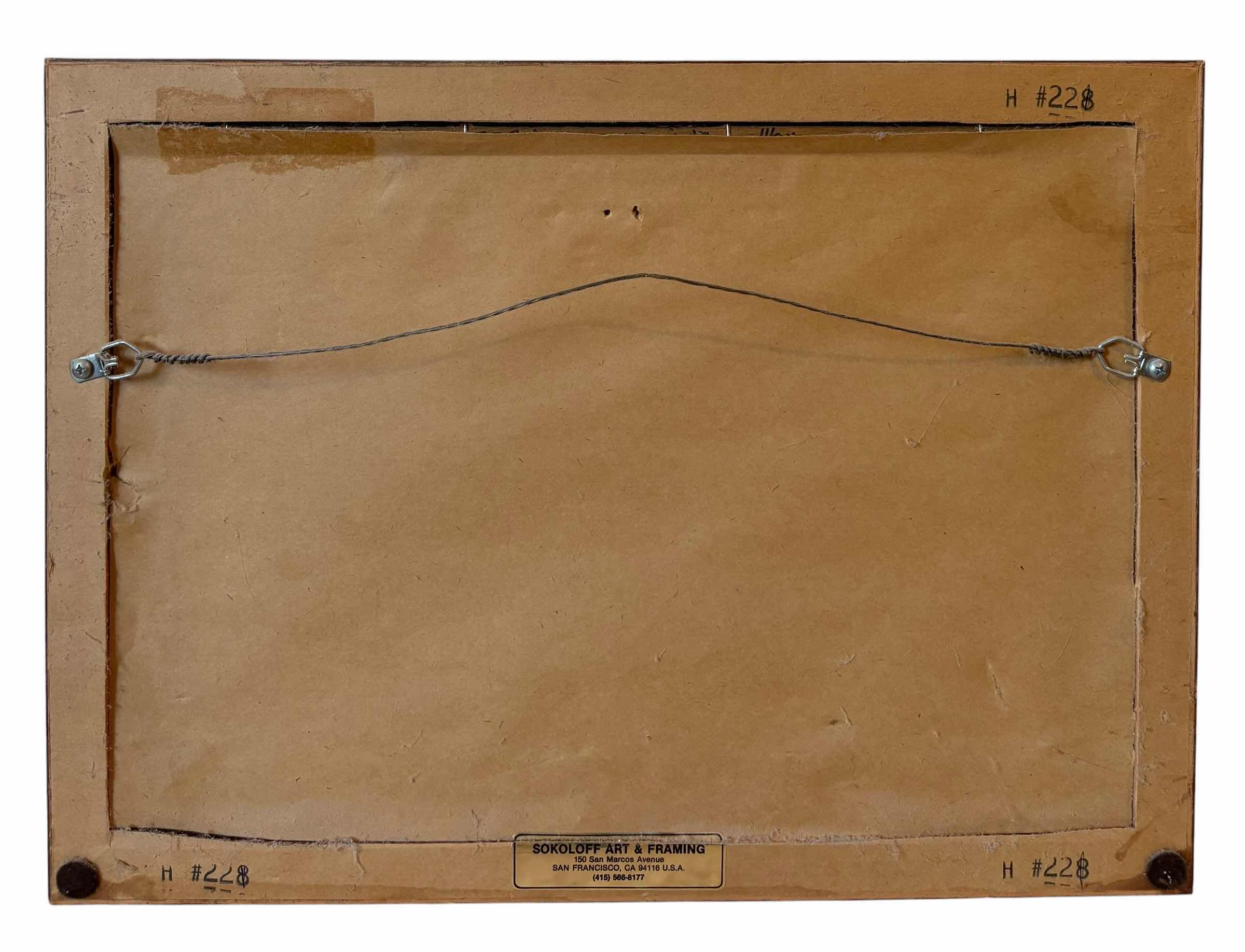 Photo 1 of INDIAN ENCAMPMENT BY HEINIE HARTWIG OIL PAINTING 19” X H14” WITH ORIGINAL PURCHASE RECEIPT & APPRAISAL LETTER