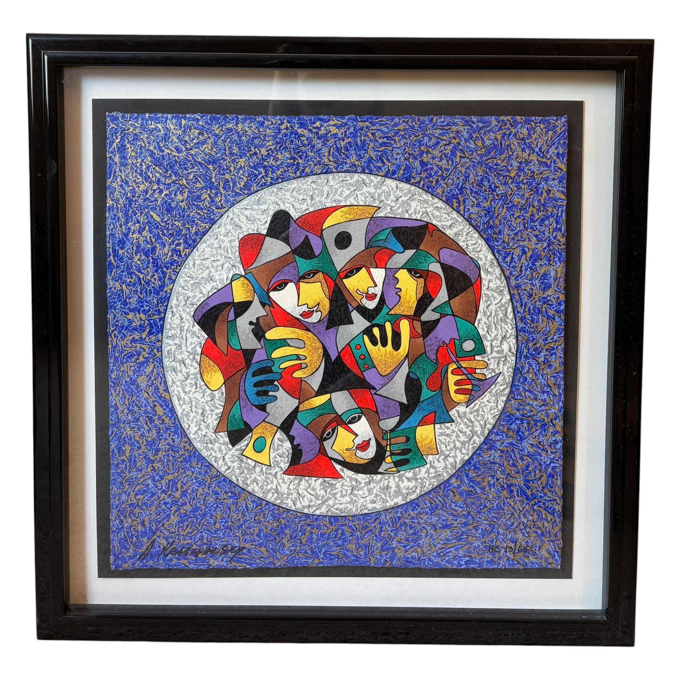 Photo 1 of LIMITED EDITION SERIGRAPH TITLED QUARTET BY ANATOLE KRASNYANSKY 18” X H18”