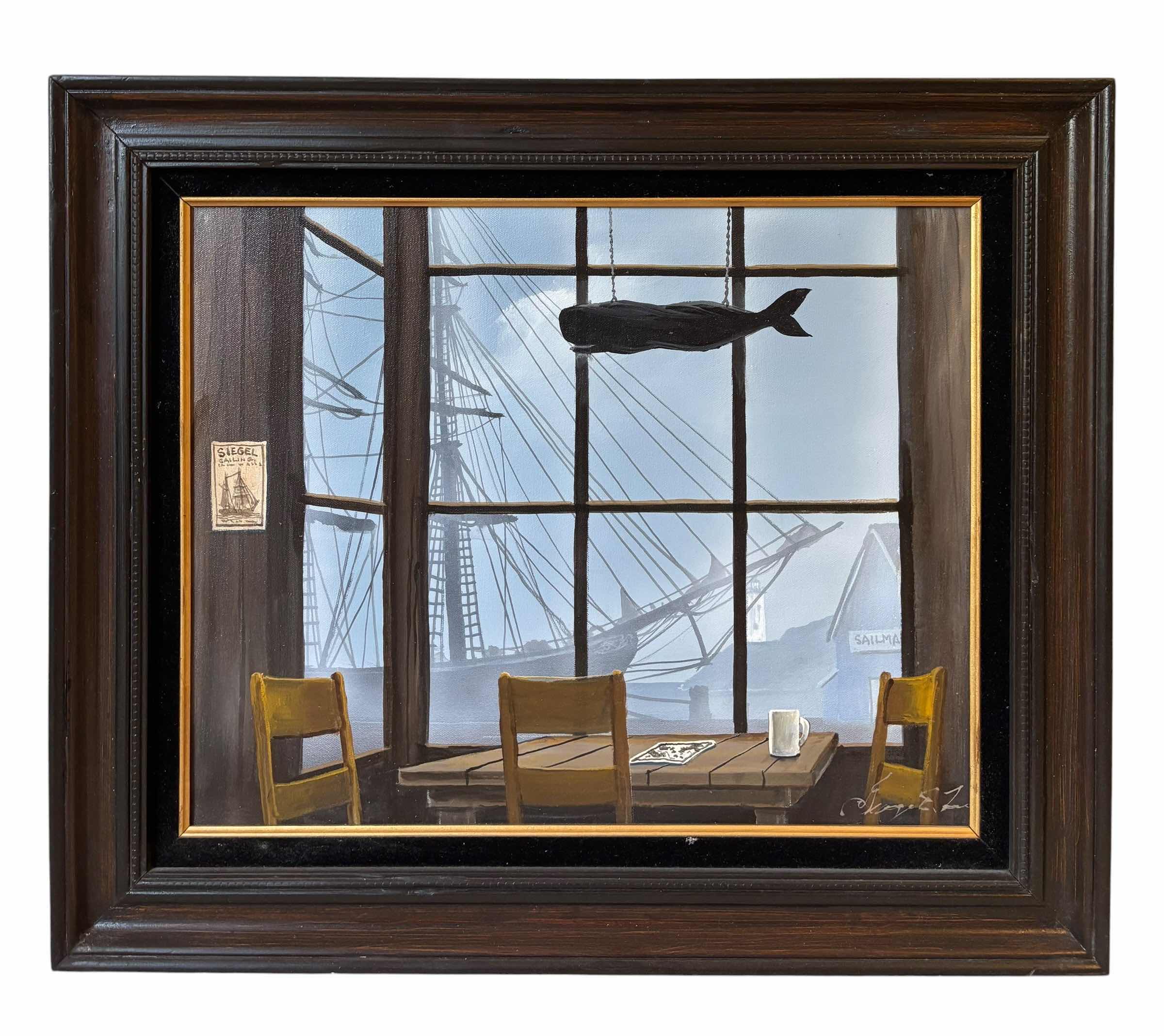 Photo 1 of OIL PAINTING BY GEORGE E LEE 26” X H22” WITH CERTIFICATE OF AUTHENTICITY