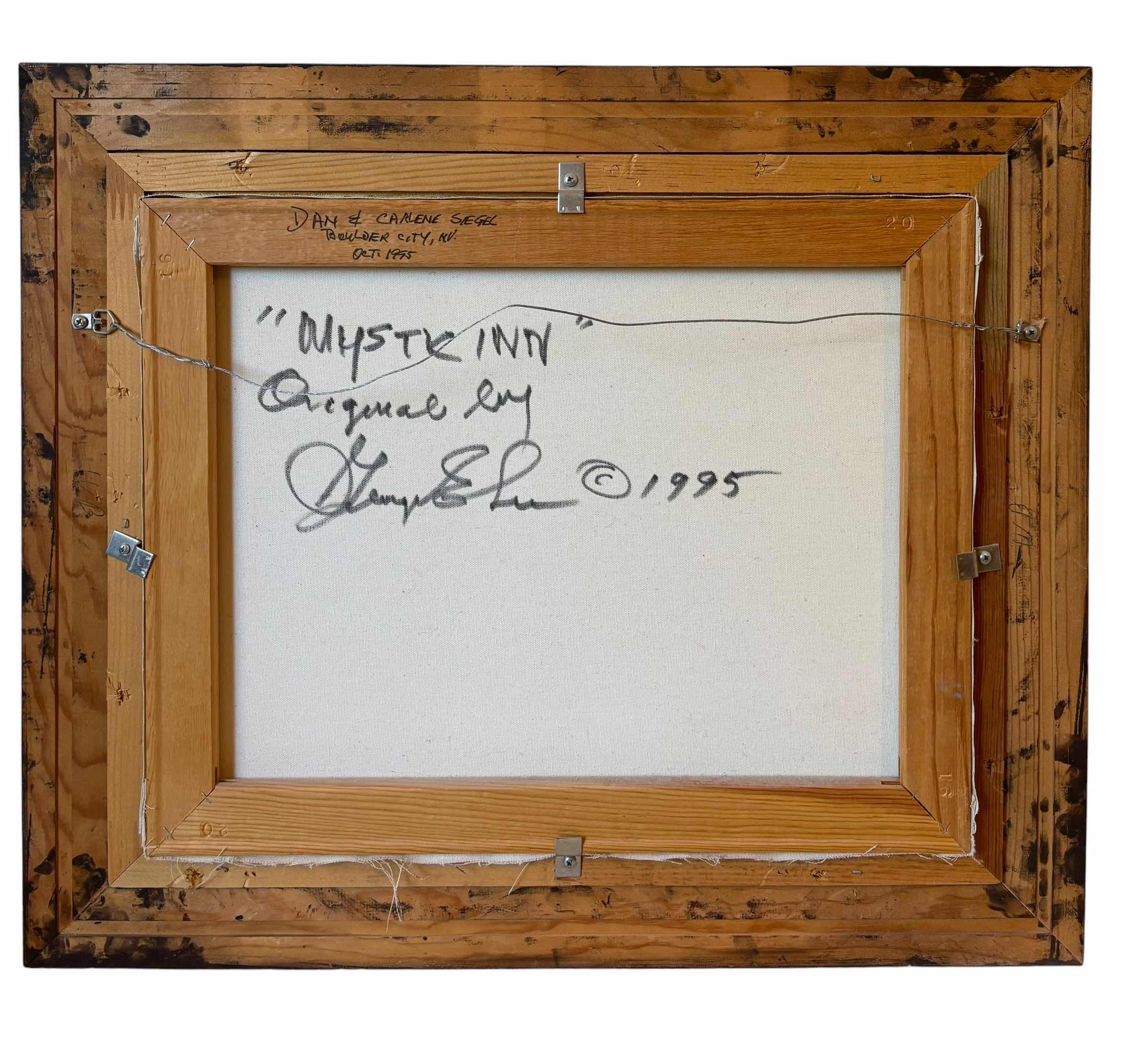 Photo 1 of OIL PAINTING BY GEORGE E LEE 26” X H22” WITH CERTIFICATE OF AUTHENTICITY