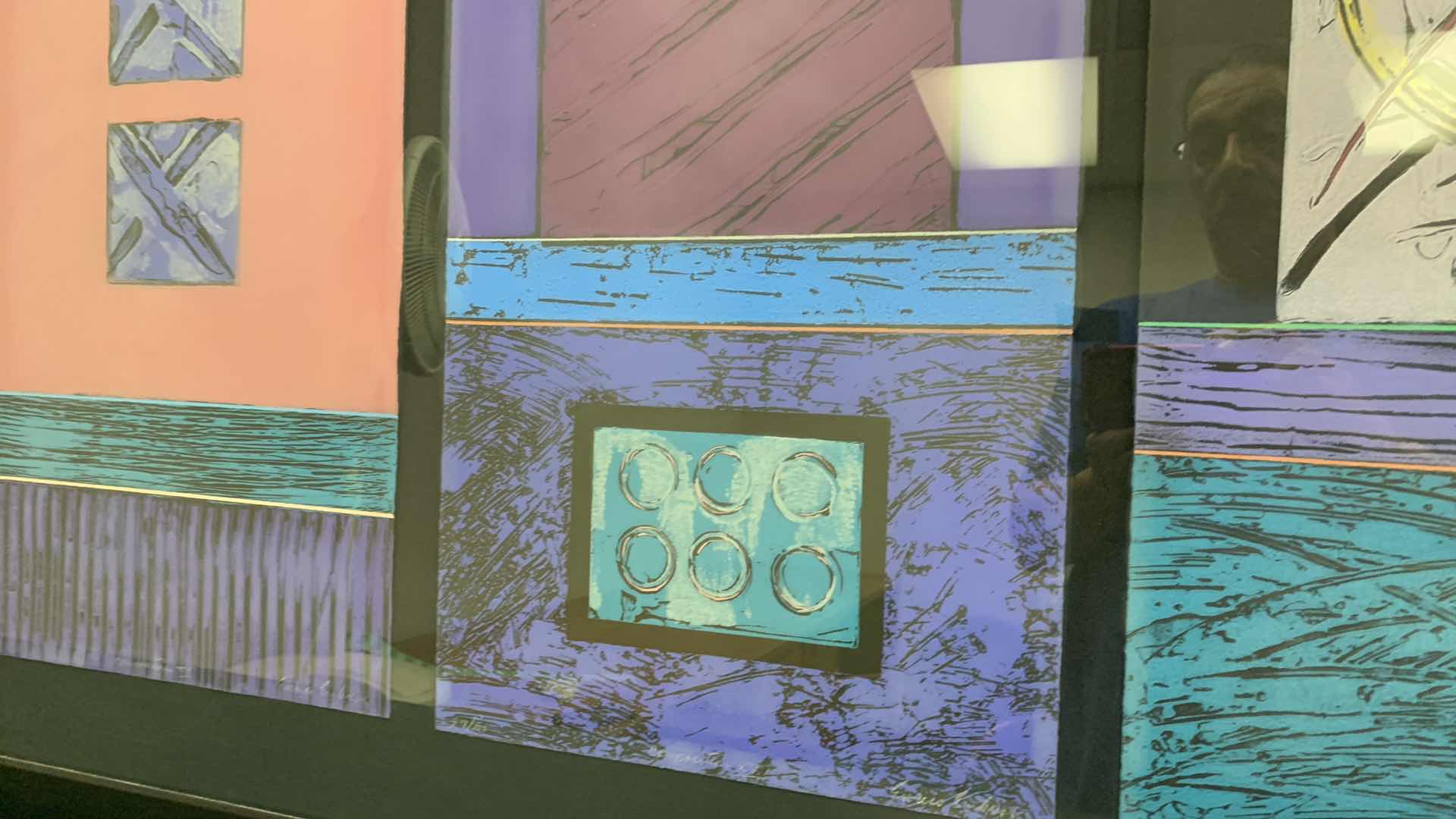 Photo 1 of ABSTRACT ART PRINT 51” X 39”