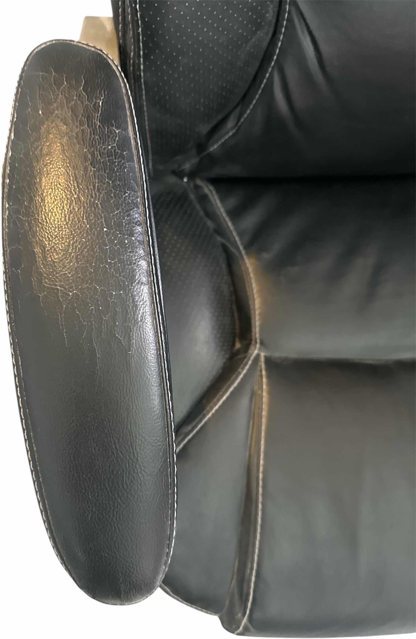 Photo 4 of BLACK LEATHER EXECUTIVE STYLE OFFICE CHAIR
26” X 24” X H 41”