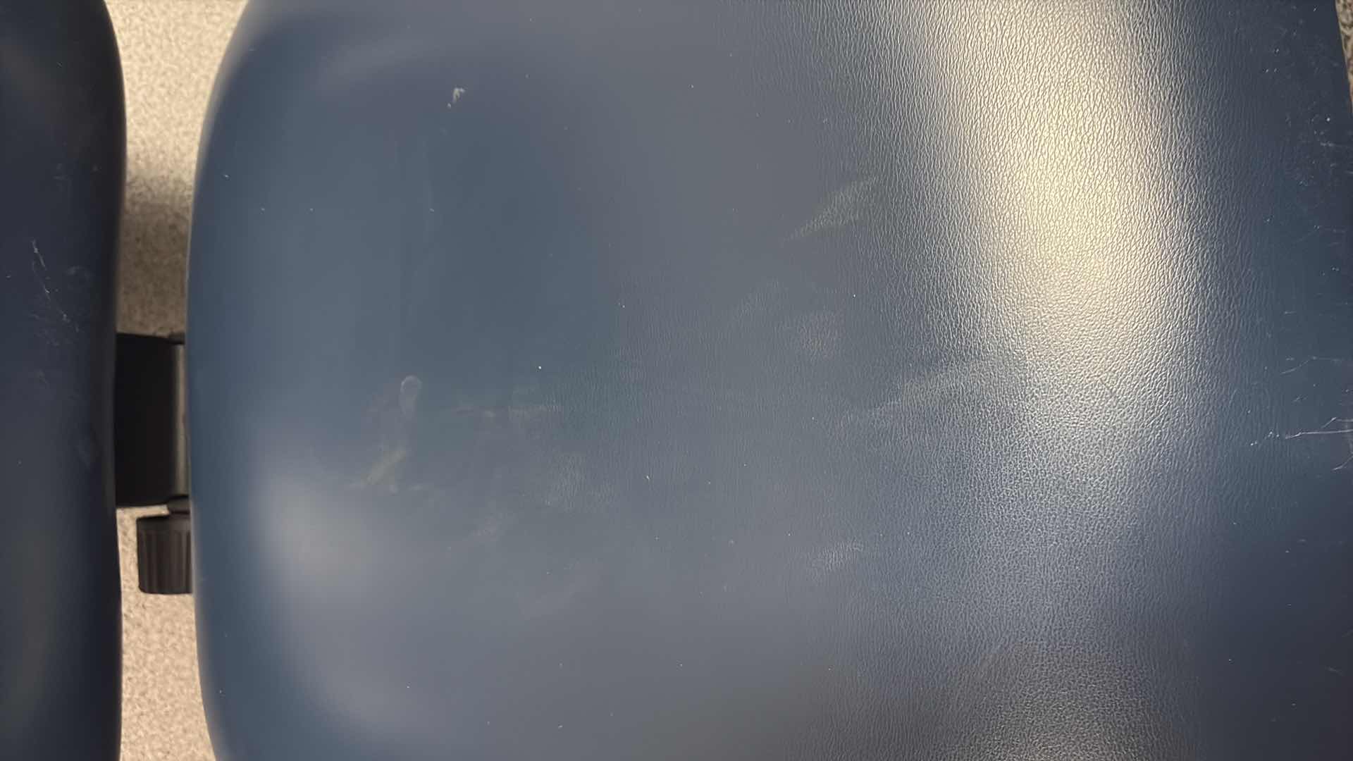 Photo 3 of FAUX LEATHER ROLLING CHAIR 20”X 22” X 38” H