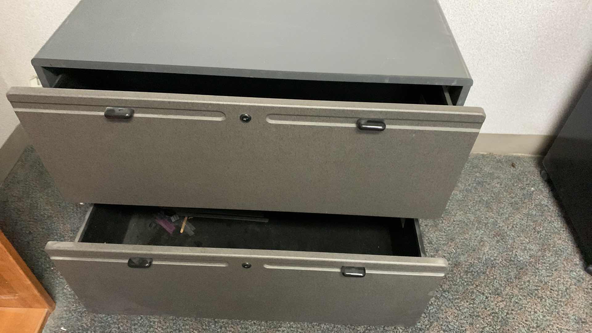 Photo 1 of 3-DRAWER FILE CABINET 35” X 20” H 28”