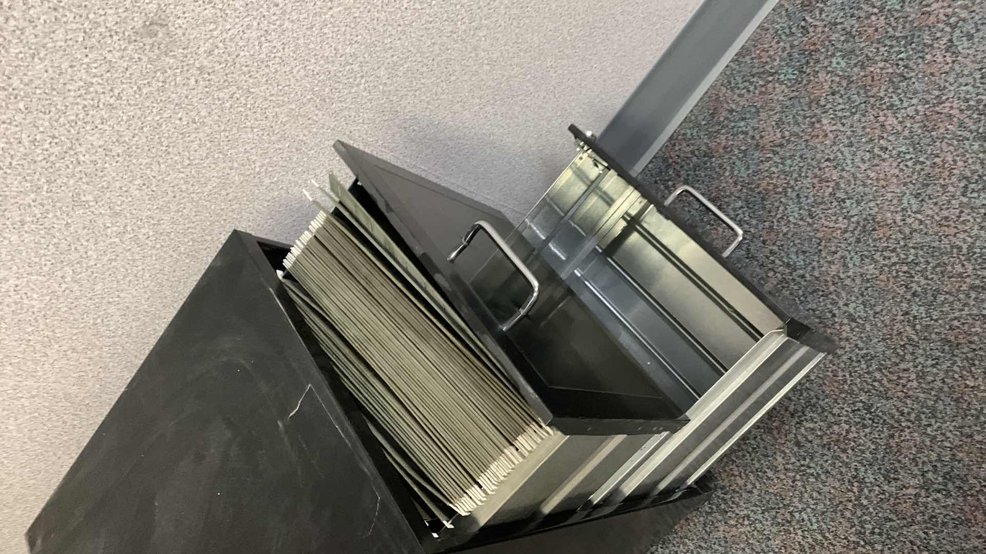 Photo 3 of DUAL DRAWER METAL FILE CABINET 14” X 18” H 27”