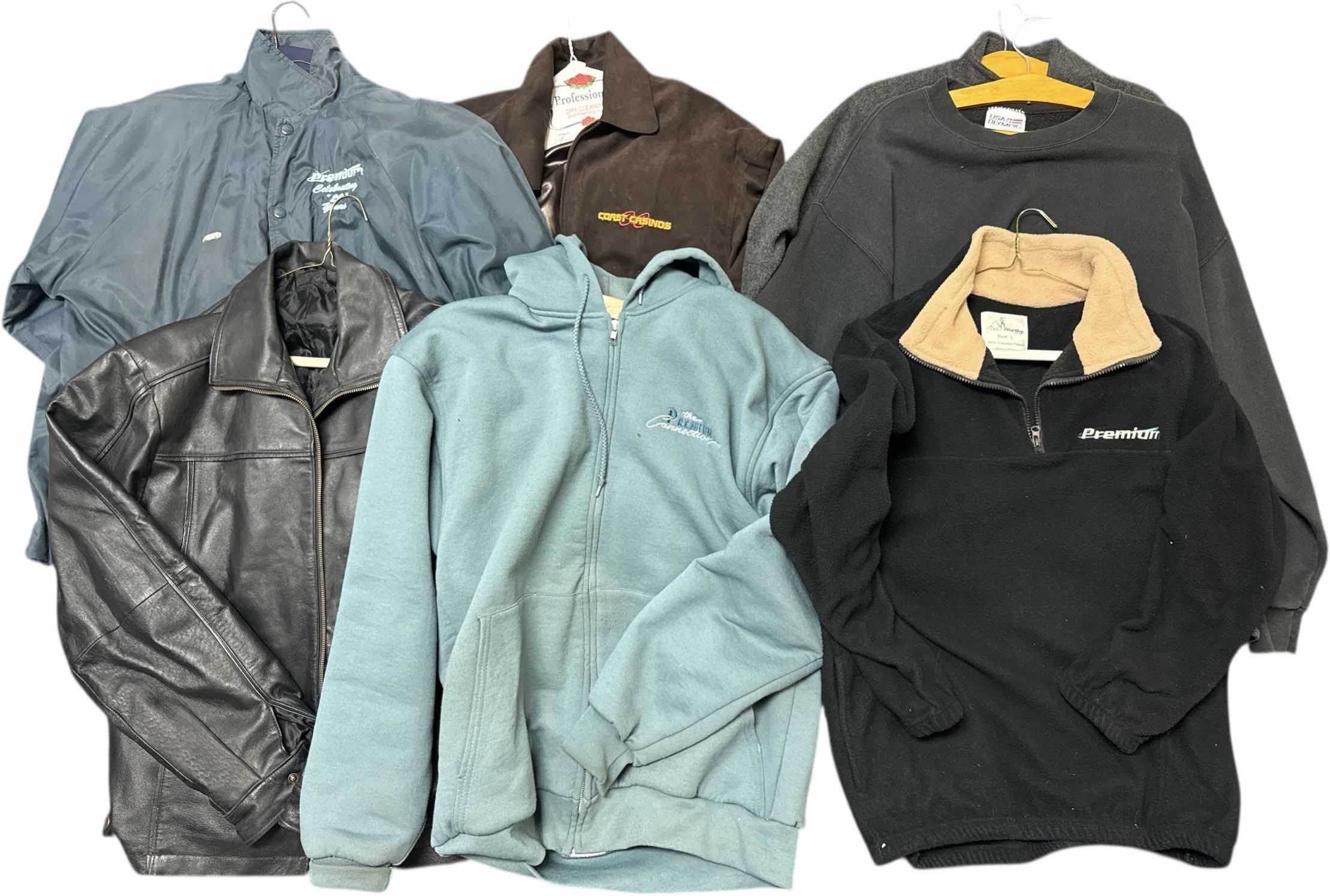 Photo 1 of 7- VINTAGE MENS JACKETS AND SWEATERS SIZE M/L