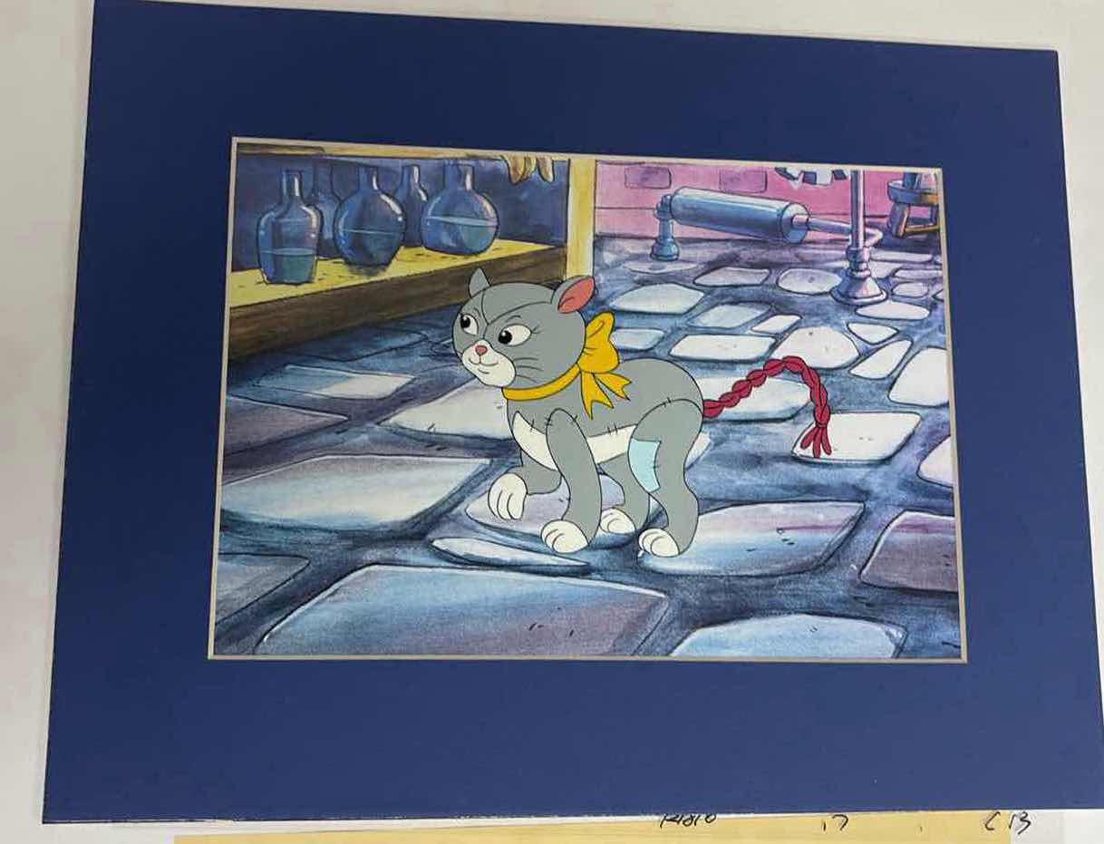 Photo 1 of VINTAGE COLLECTOR CELL WITH COA FROM THE ADVENTURES OF RAGGEDY ANN AND ANDY “SACRED CAT ADVENTURE” 14”X11”