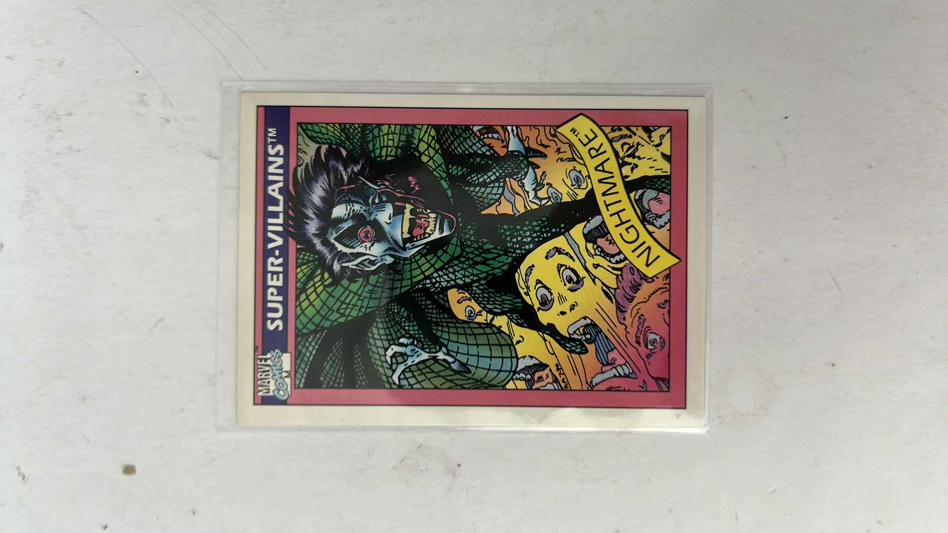 View 1 of 1990 IMPEL MARVEL UNIVERSE SUPER-VILLIANS CARD 56 NIGHTMARE