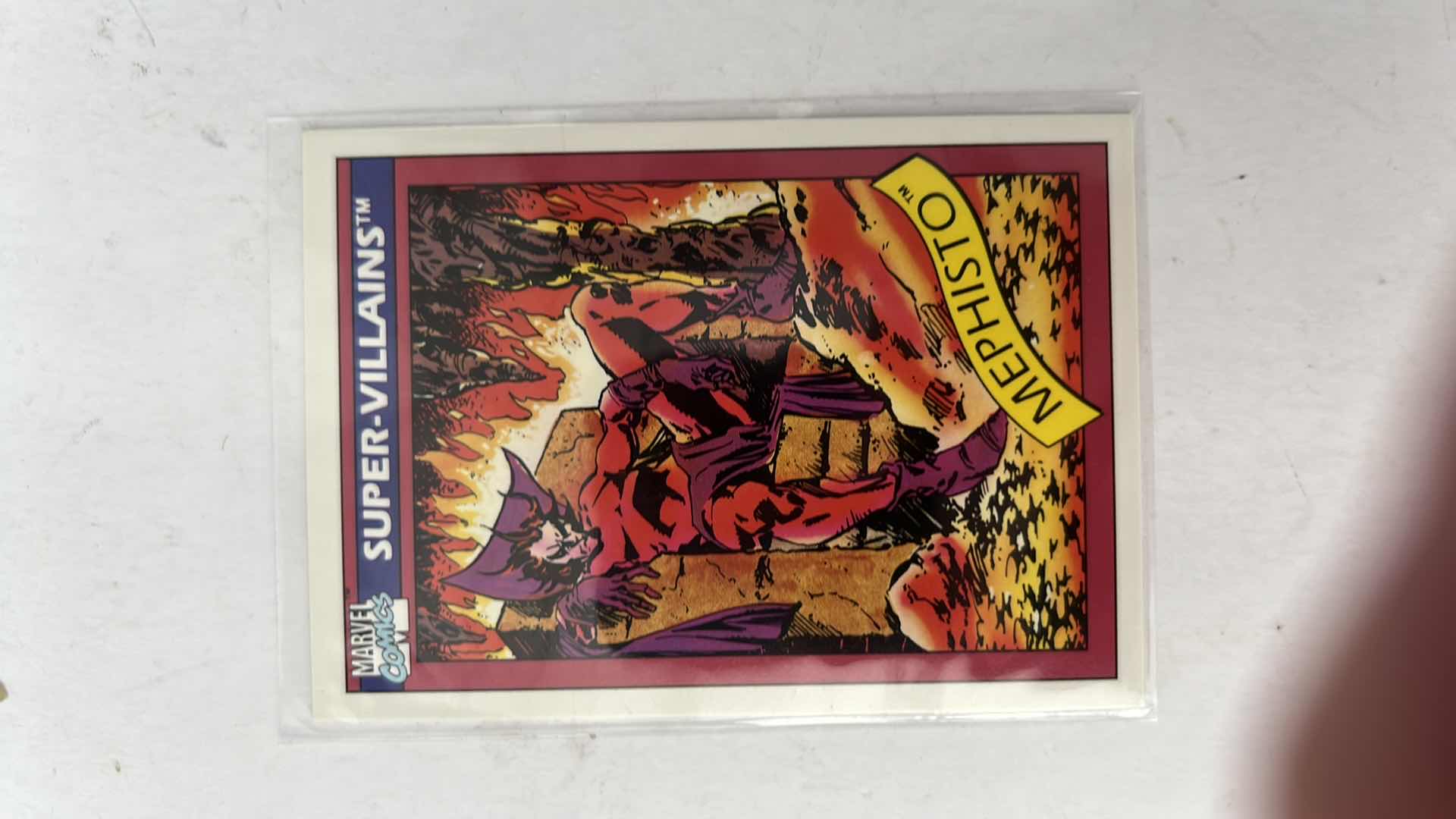 Photo 1 of 1990 IMPEL MARVEL UNIVERSE SUPER-VILLIANS CARD 78