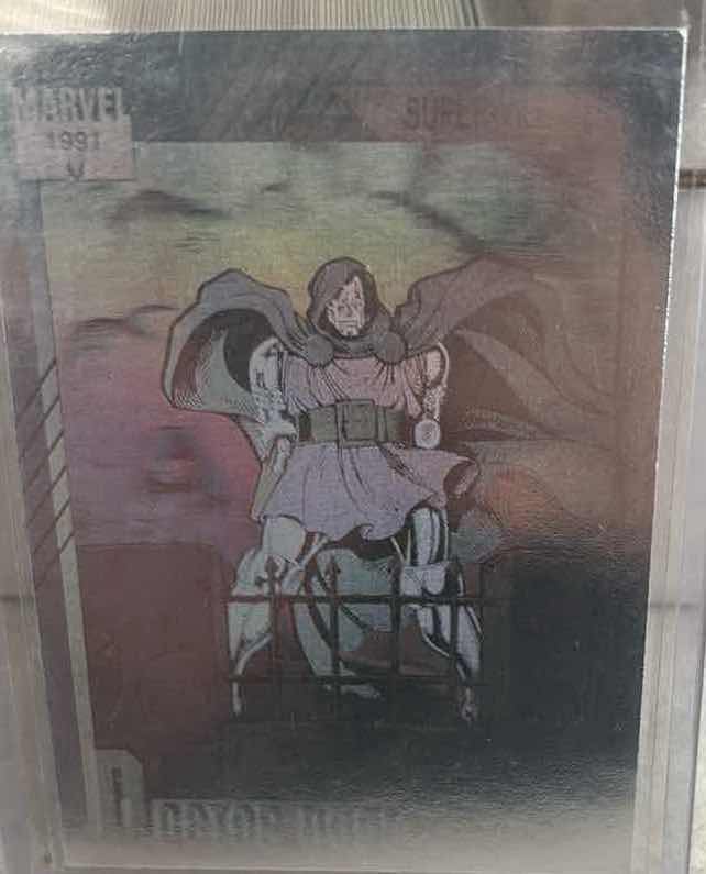 Photo 1 of MARVEL IMPEL TRADING CARD HOLOGRAPHIC “ DOCTOR DOOM  “ SERIES II CARD #H-4