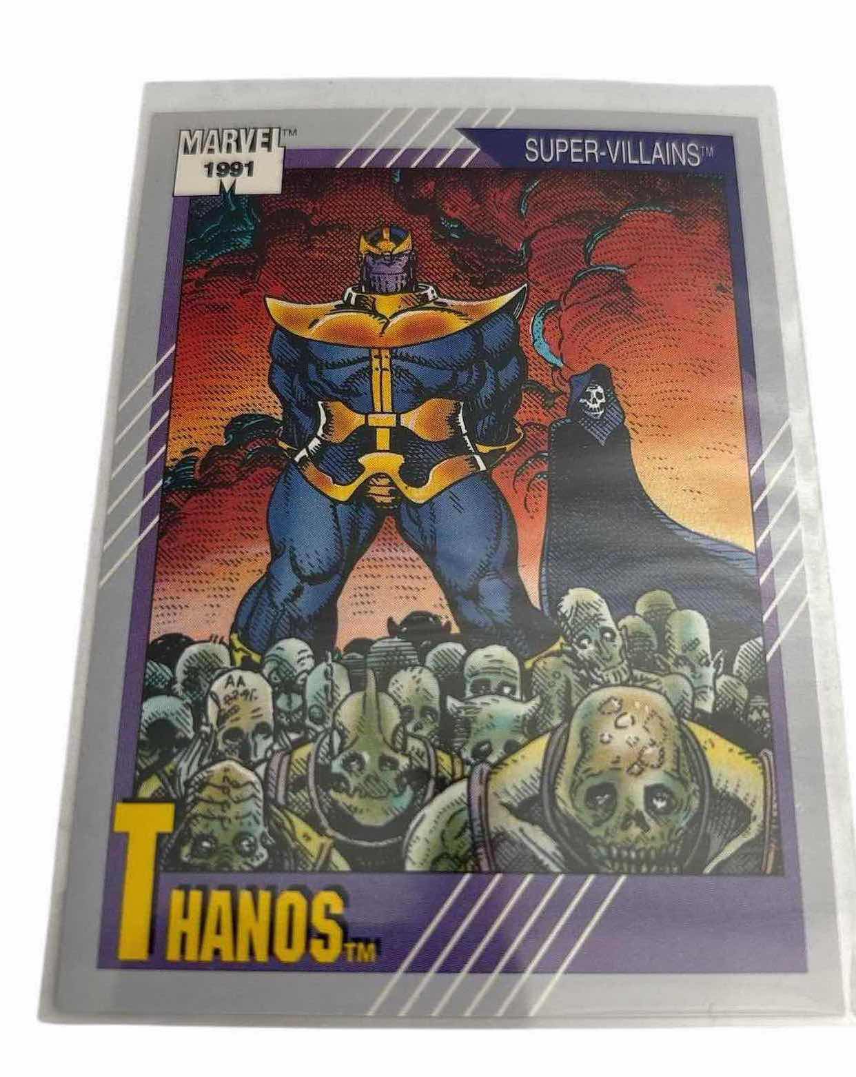 Photo 1 of MARVEL IMPEL TRADING CARD “ THANOS “ SERIES II CARD #85