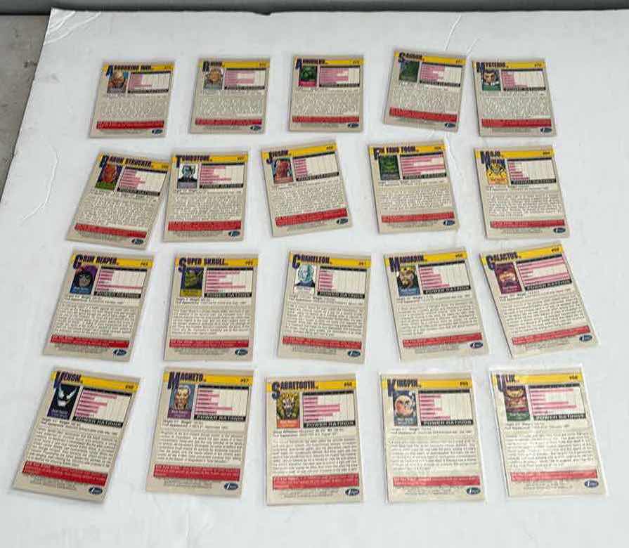 Photo 1 of 20-1991 MARVEL IMPEL TRADING CARDS SERIES II  RANDOM