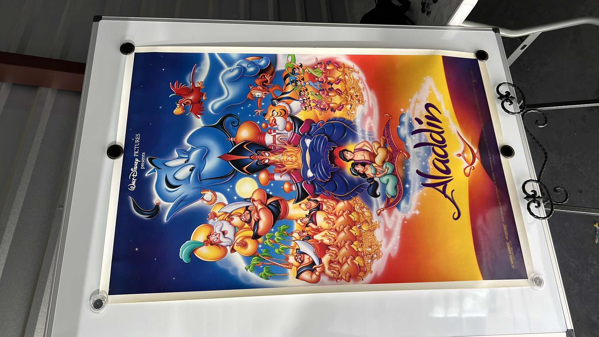 Photo 1 of ALADDIN CAST MOVIE POSTER 27”W X 40”H