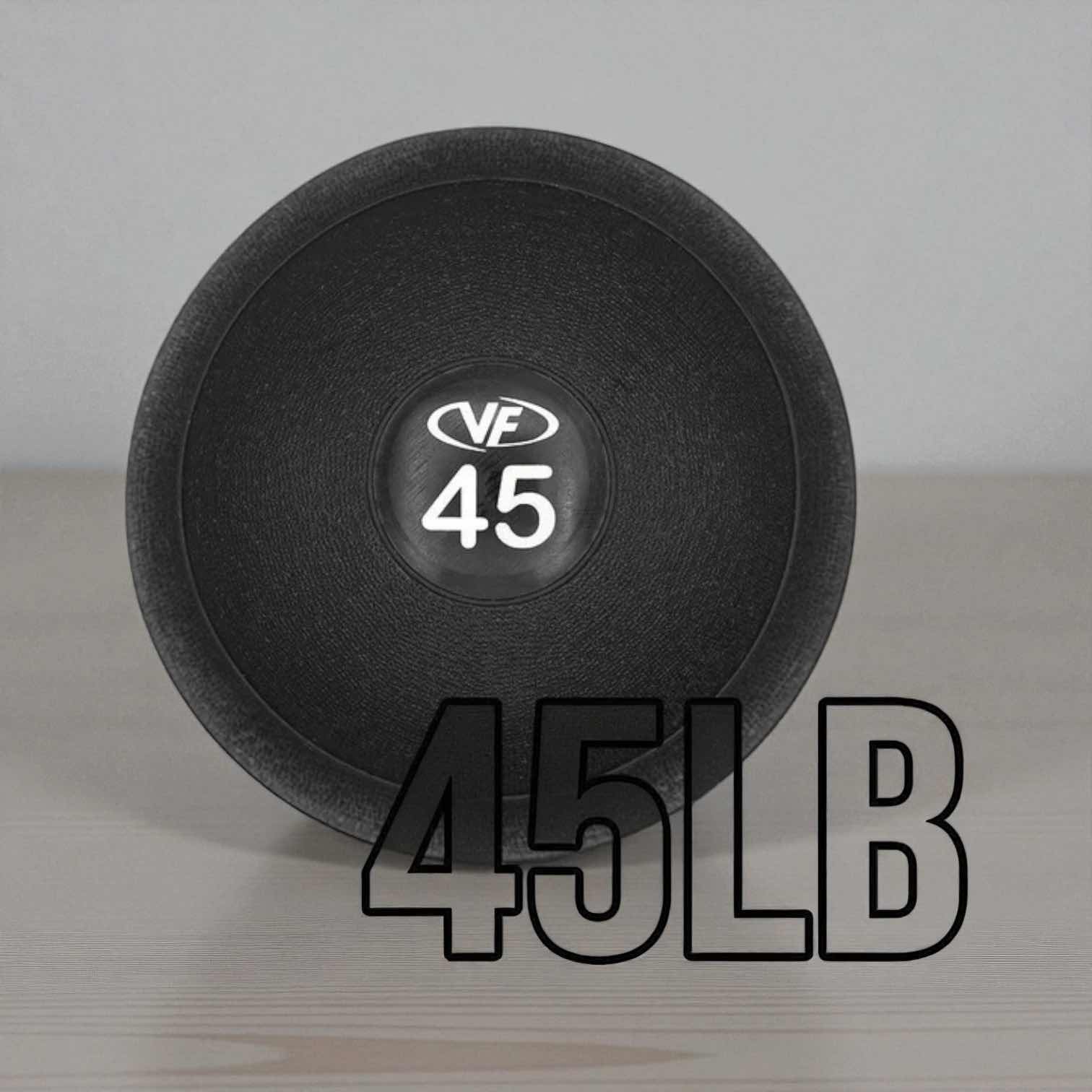 Photo 1 of 45 LB BLACK WORKOUT SLAM BALL FROM LIVING FIT