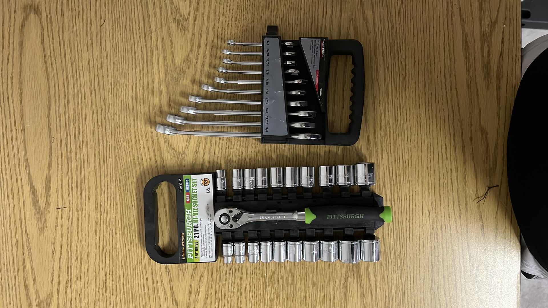 Photo 1 of SOCKET WRENCH SET AND WRENCH SET
