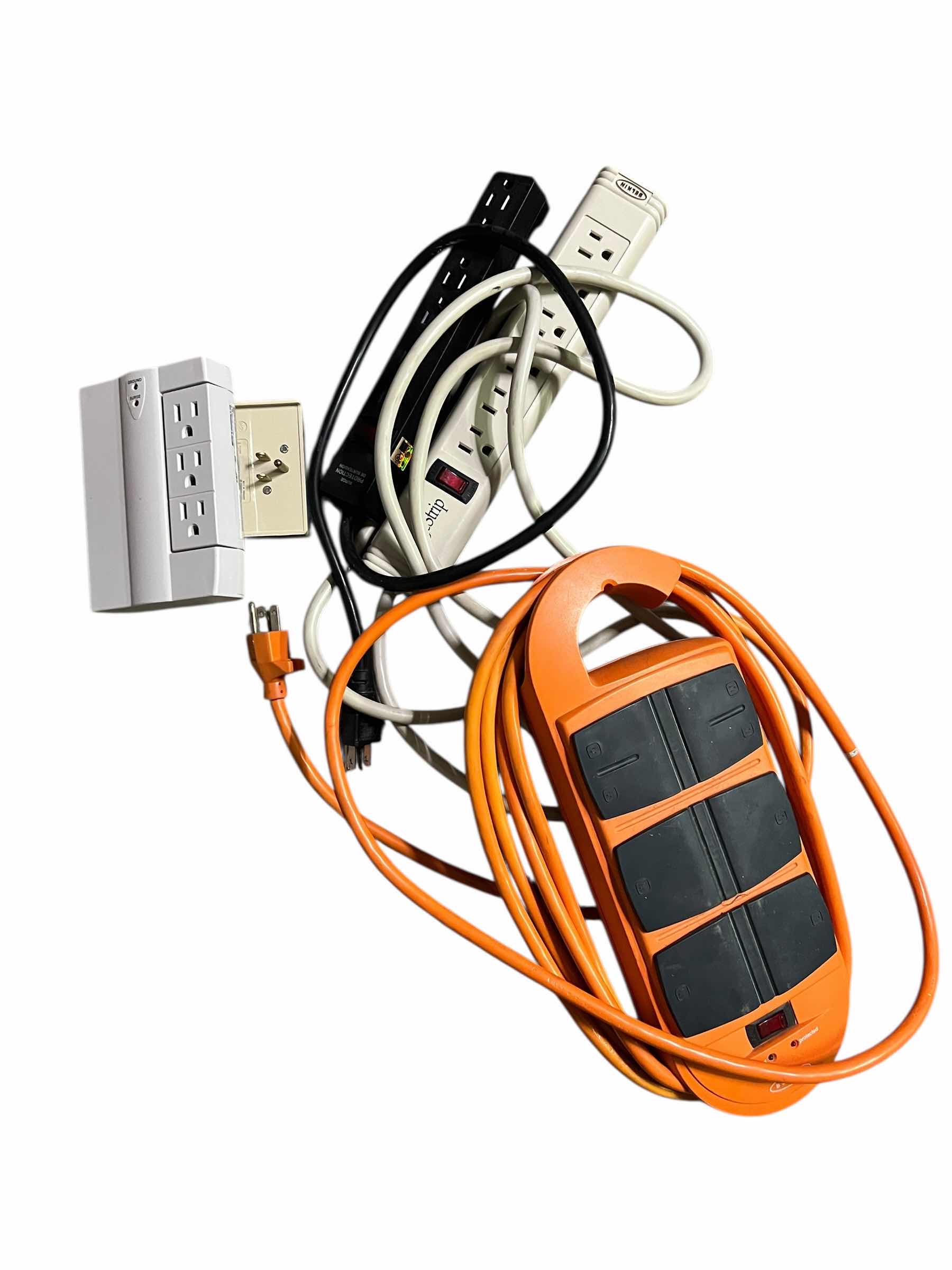 Photo 1 of ASSORTMENT OF SURGE PROTECTORS AND POWER CORD
