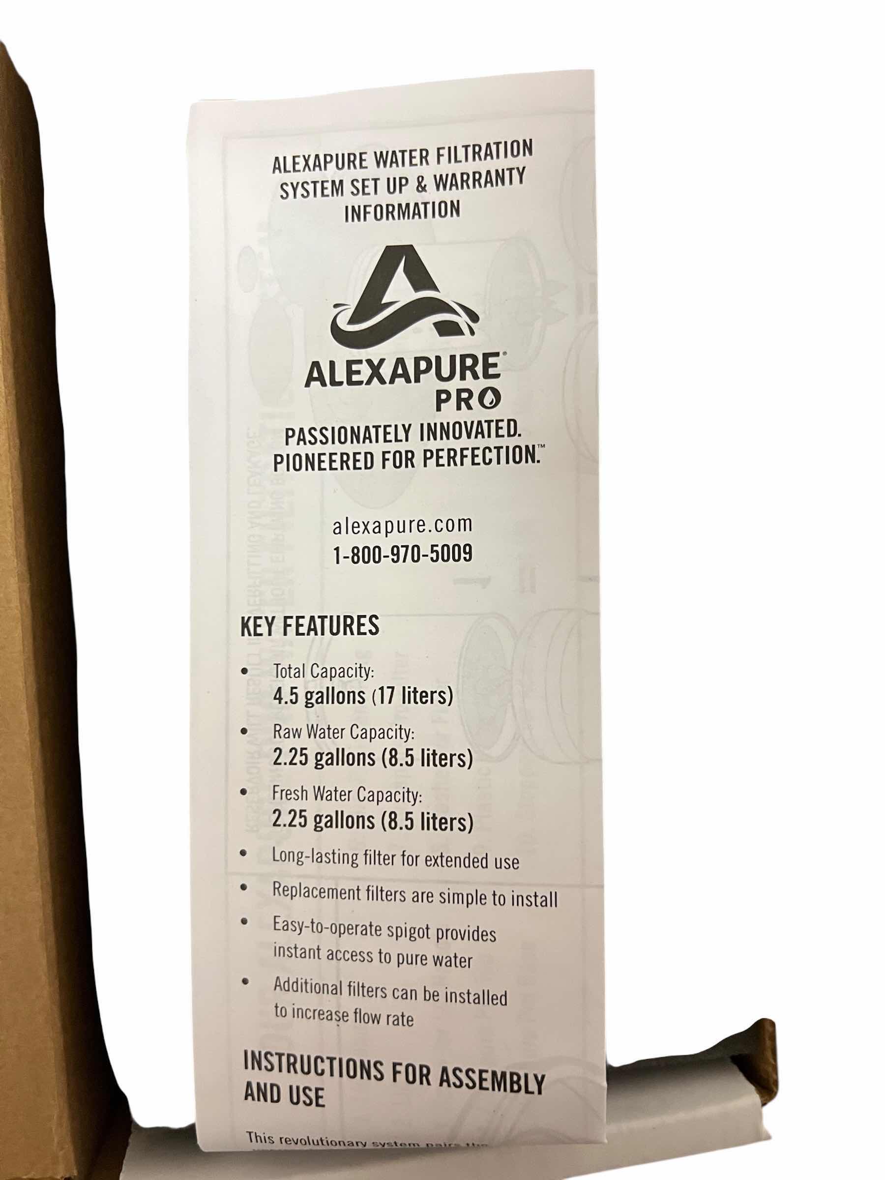 Photo 1 of NEW IN BOX 2 ALEXAPURE WATER FILTERS