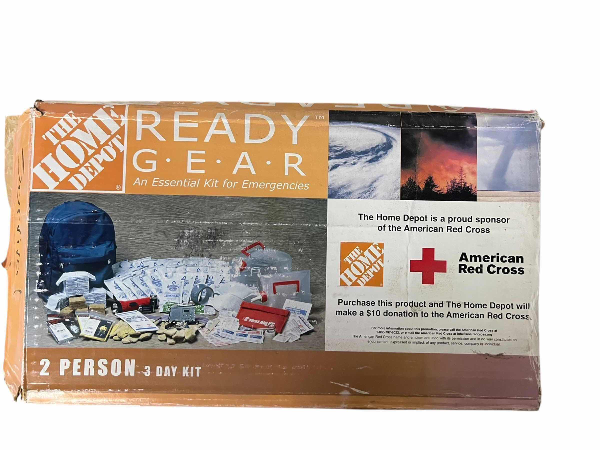 Photo 1 of HOME DEPOT 2 PERSON 3 DAY READY GEAR KIT IN BOX
