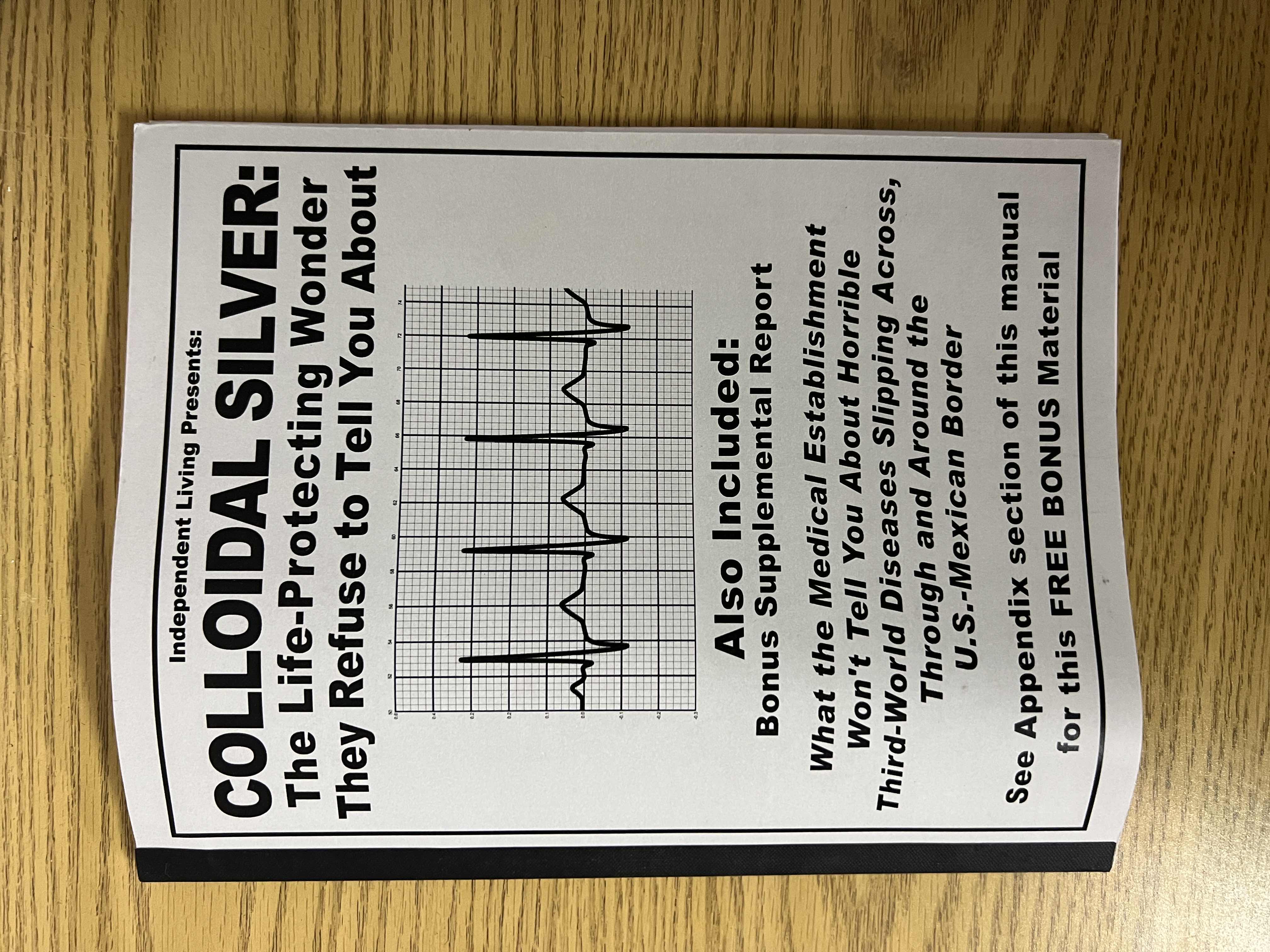 Photo 1 of 2 BAGS OF COLLOIDAL SILVER AND BOOKLET