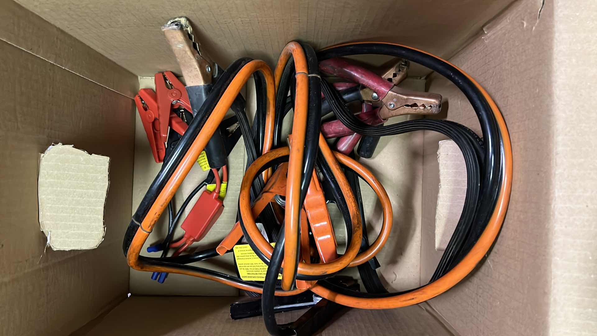 Photo 2 of ASSORTED BOX OF JUMPER CABLES