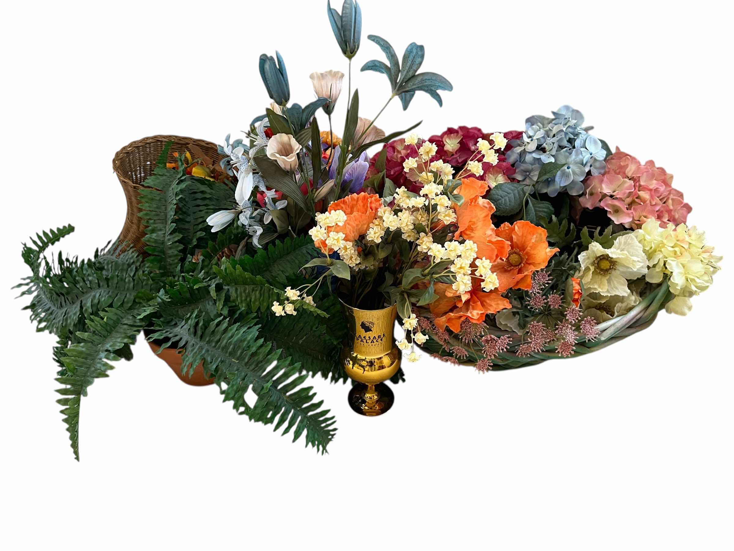 Photo 2 of ASSORTMENT OF PLASTIC FLOWERS AND PLASTIC PLANTS