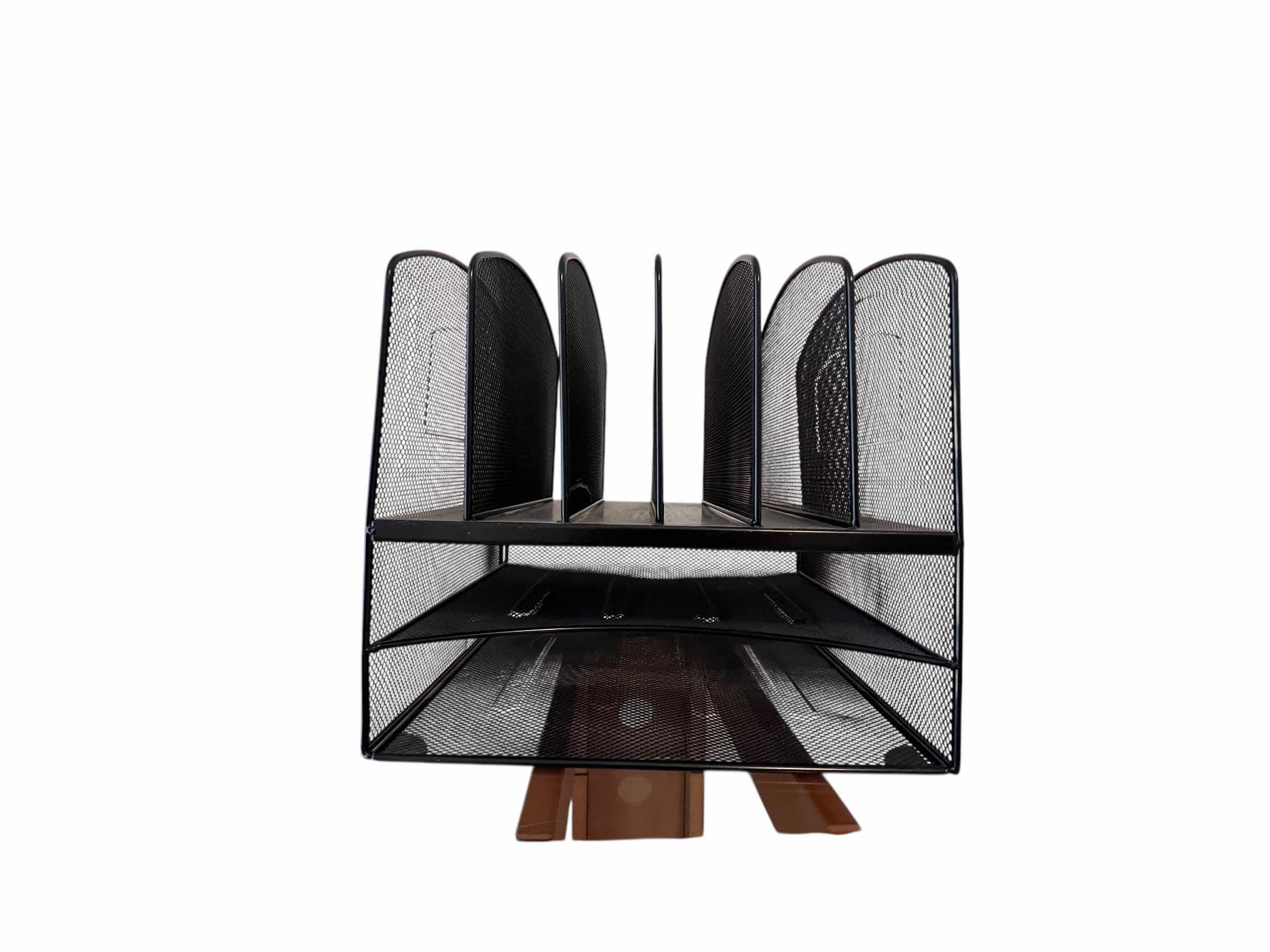 Photo 1 of BLACK PERFORATED FILE HOLDER 12.5”W X 13”H