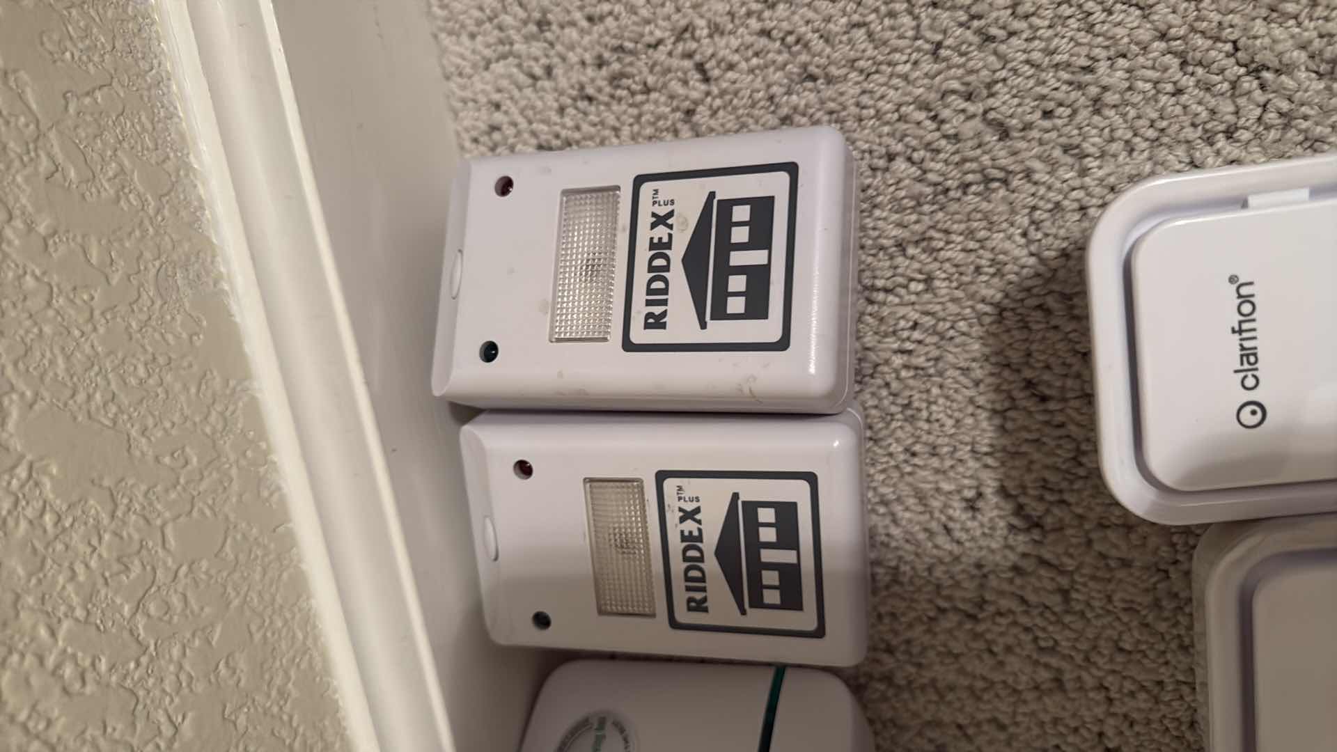 Photo 1 of 5-CLARIFION PLUG-IN AIR IONIZERS, 2 INTELLIGENT ENERGY SAVER ELECTRICITY SAVINGS BOXES, 2 RIDDEX PLUS ELECTRO-MAGNETIC PEST REPELLERS