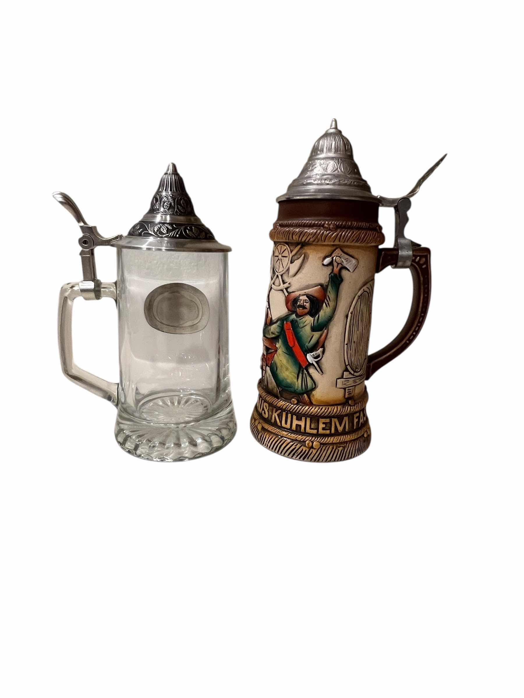 Photo 1 of 2 BEER STEINS