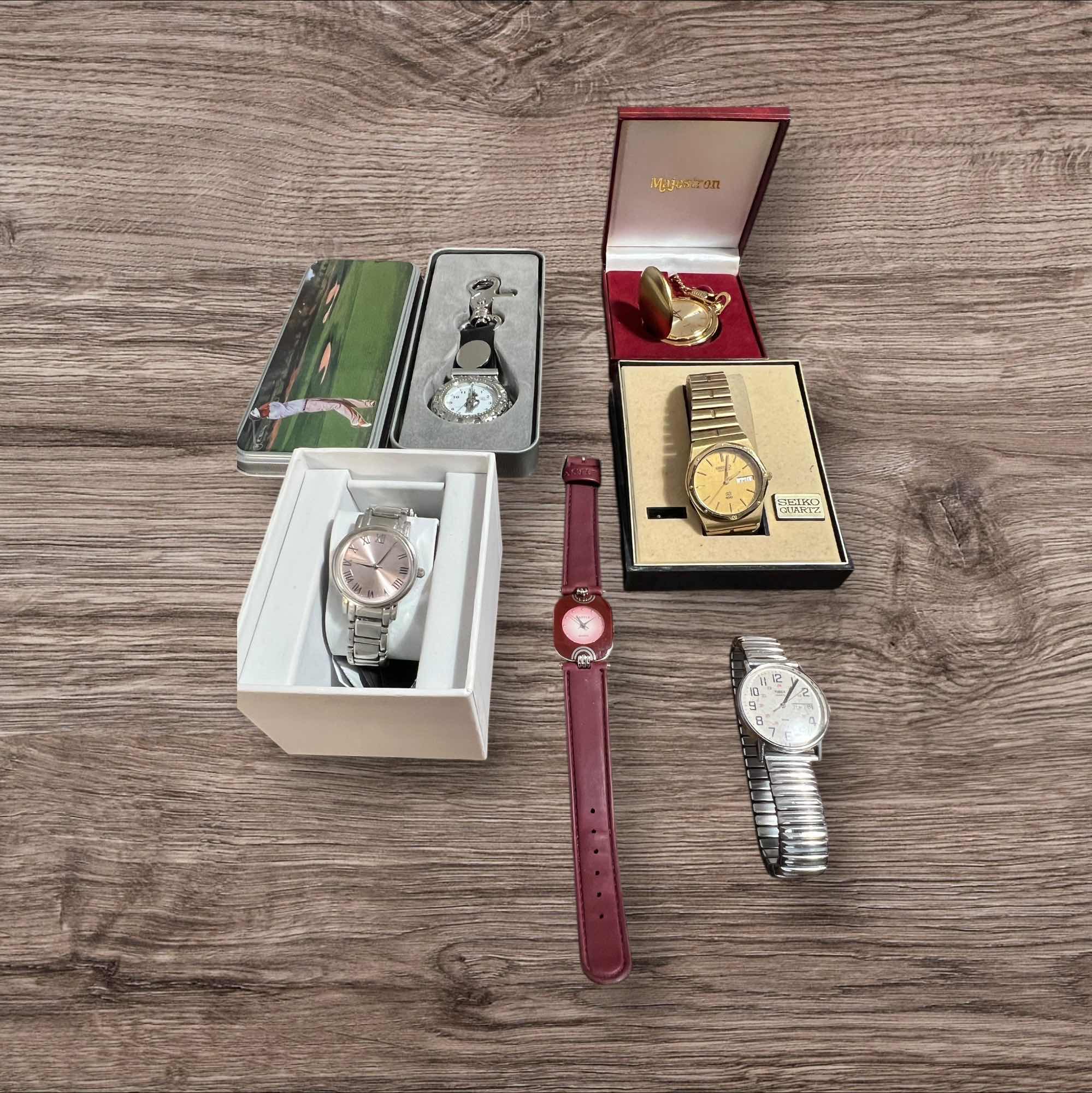 Photo 1 of 6 ASSORTED WATCHES OF DIFFERENT COLORS AND STYLES