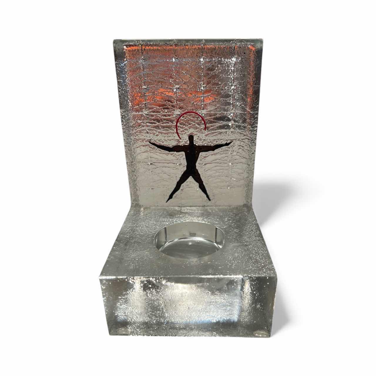 Photo 1 of CANDLE HOLDER COSTA BODA “STARLIGHT DANCER” 4”W X 5.5”T