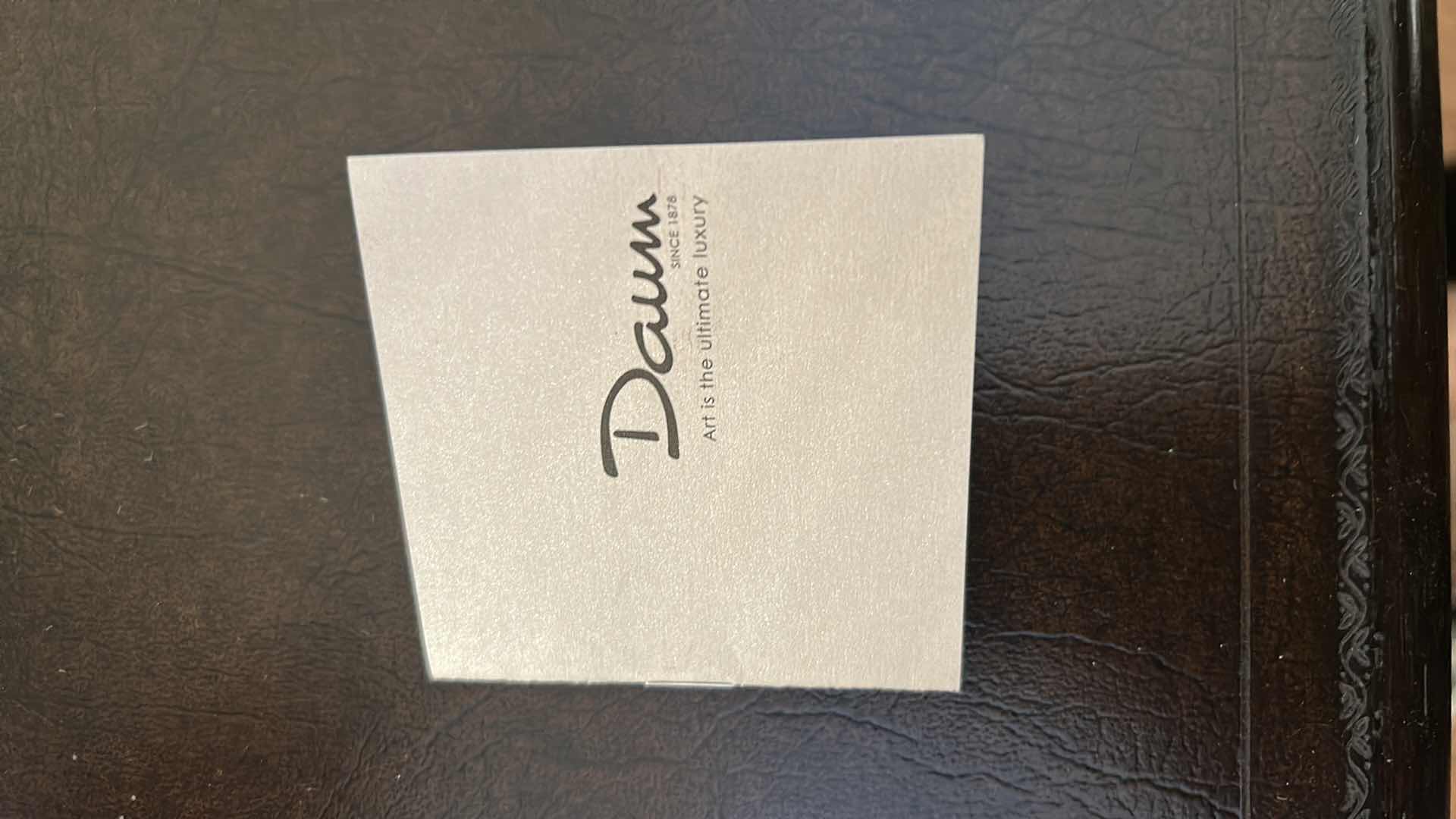 Photo 1 of DAUM CRYSTAL HORSE SCULPTURE " SPIRITED HORSE " ON SILVER STAND H 14"