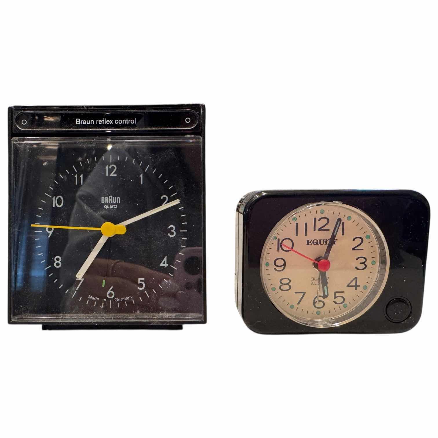 Photo 1 of E TECH AM/FM CLOCK RADIO EQUAY BRAUN BAI PICK ME UP ALARM CLOCKS 3.5” X H4”