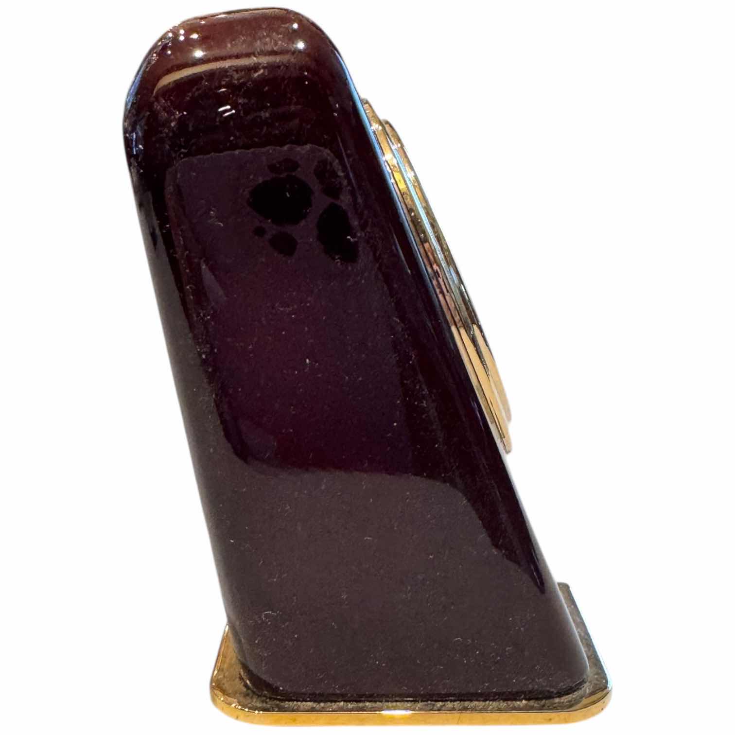 Photo 1 of CHASS CLOCK SET DESKTOP AND NEW BERKUS GOLD TONE CLOCK 9” X 2” X H3.5”