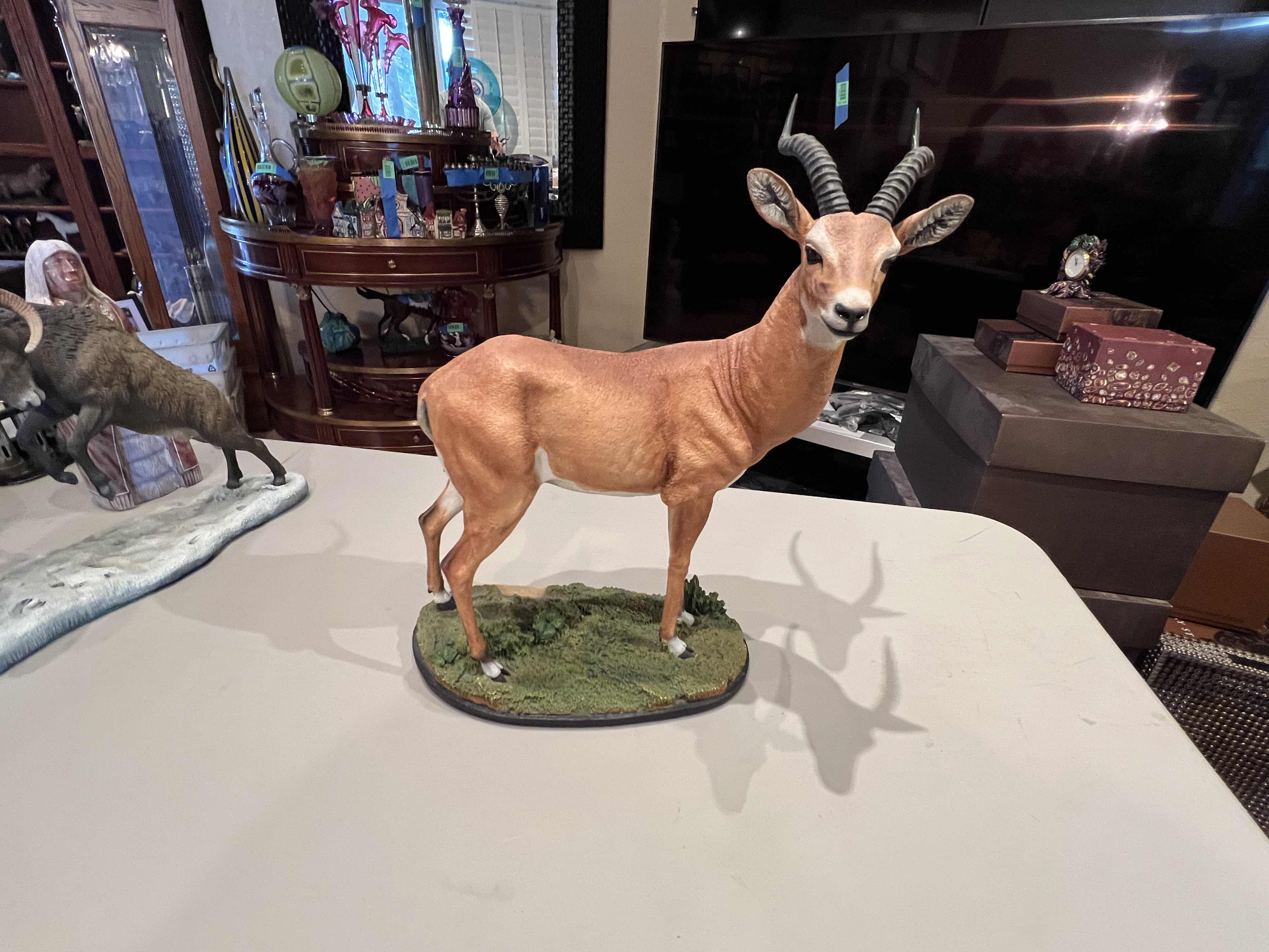 Photo 1 of CREART ANTELOPE FIGURE ARTWORK  582/2500 16”H X 10”W