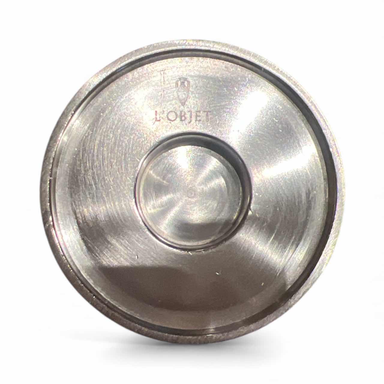 Photo 1 of OBJET CAROUSEL SILVER PLATED CANDLE STICK 8” TALL