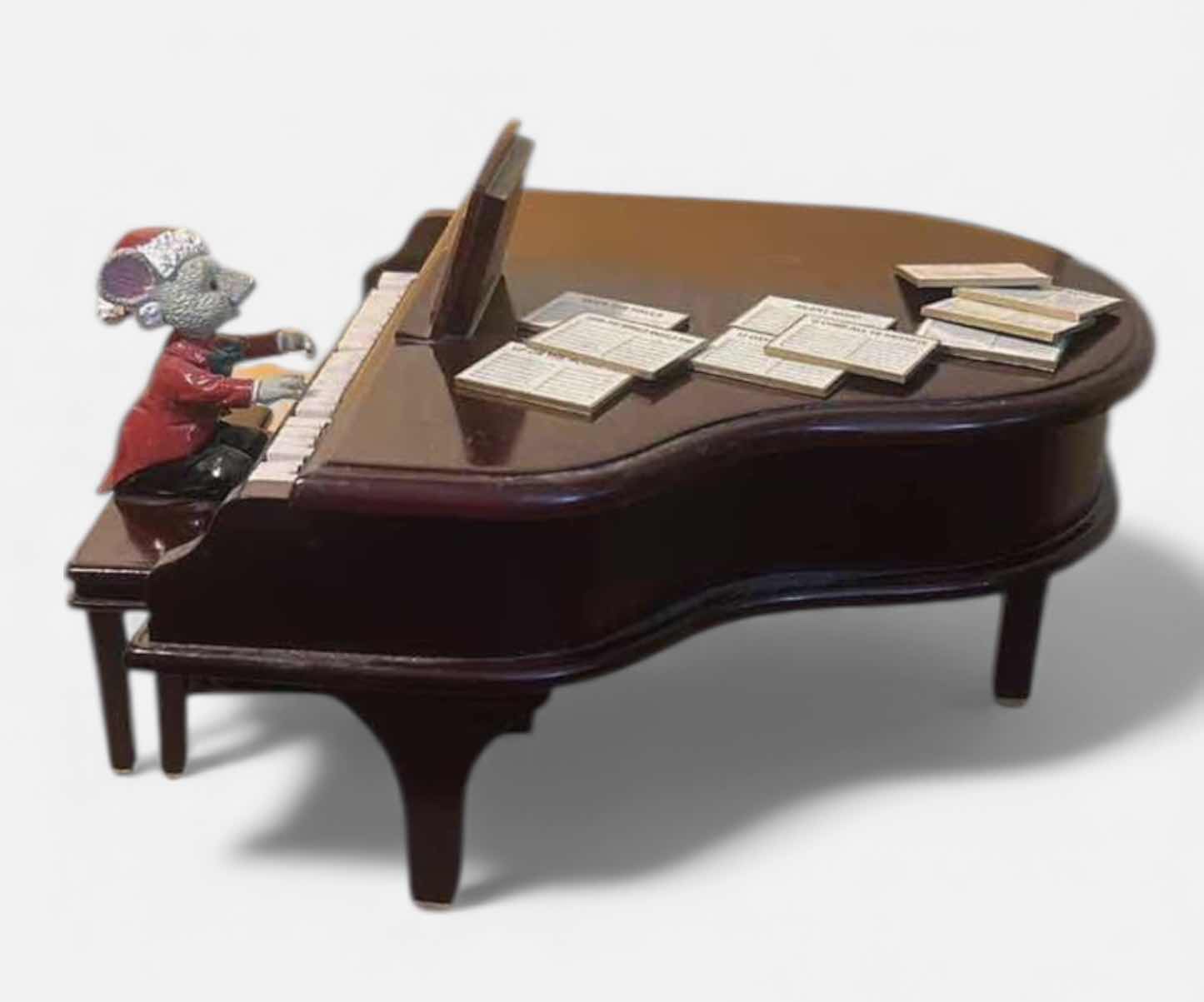 Photo 1 of BATTERY OPERATED PIANO PLAYING CHRISTMAS MOUSE 12“ x H5 1/2“