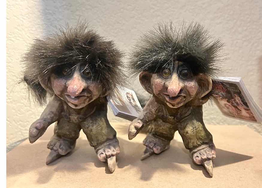 Photo 1 of 2 TROLLS WITH TAGS
