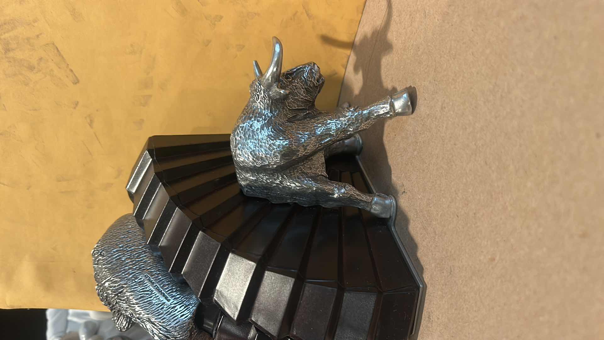 Photo 1 of BEAR AND BULL STOCK MARKET BOOKENDS H6.5”