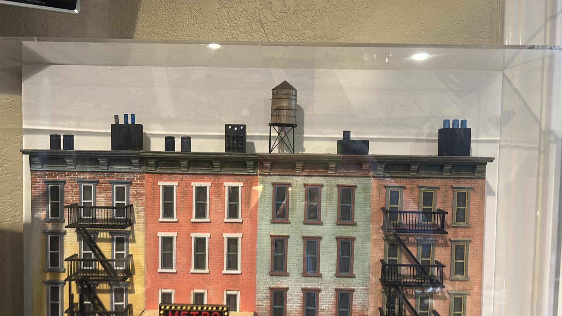 Photo 1 of ACRYLIC SHADOW BOX NEW YORK  3D ARTWORK WALL DECOR 27 1/2” x 5” x 22 1/2”