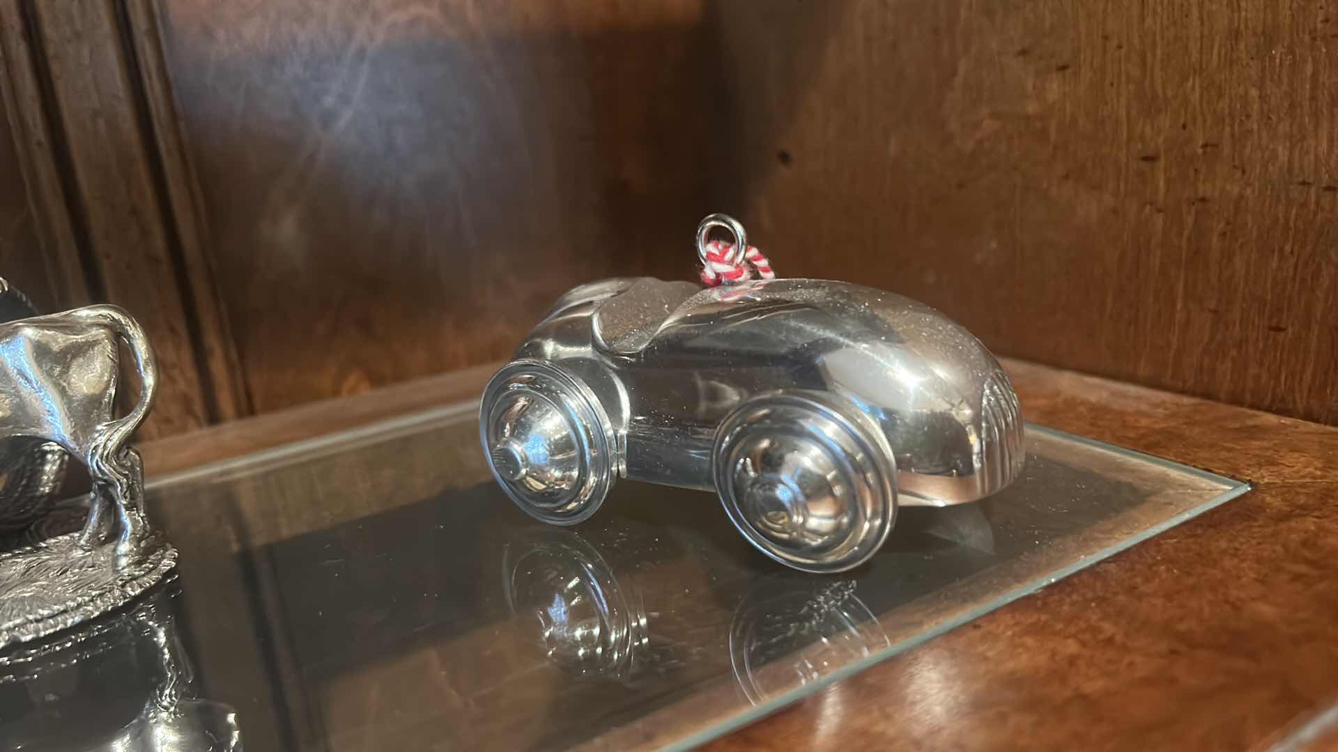 Photo 1 of 3 SILVER PCS, CRICKET, BULL FROM NEIMAN MARCUS AND CAR ORNAMENT