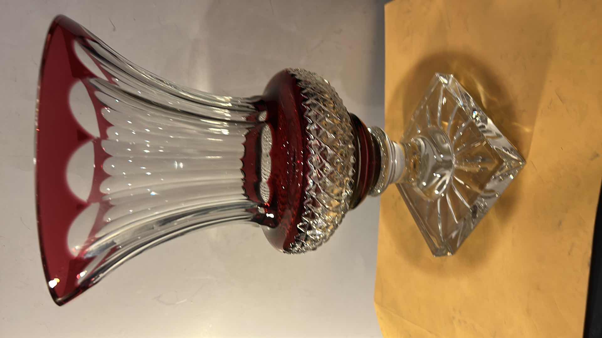 Photo 1 of AG FABVAS CUT CRYSTAL VASE $1590