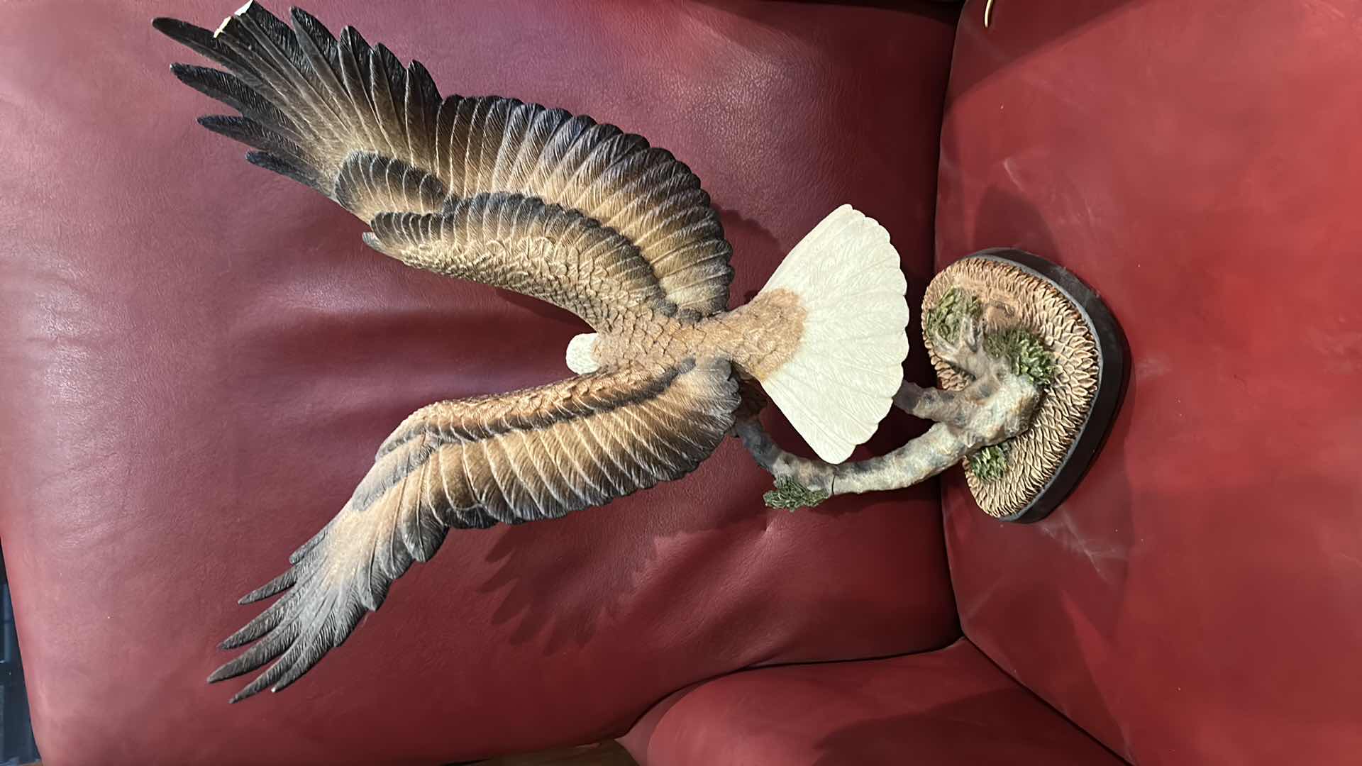 Photo 1 of 3 RESIN EAGLE SCULPTURES (TALLEST H16”)