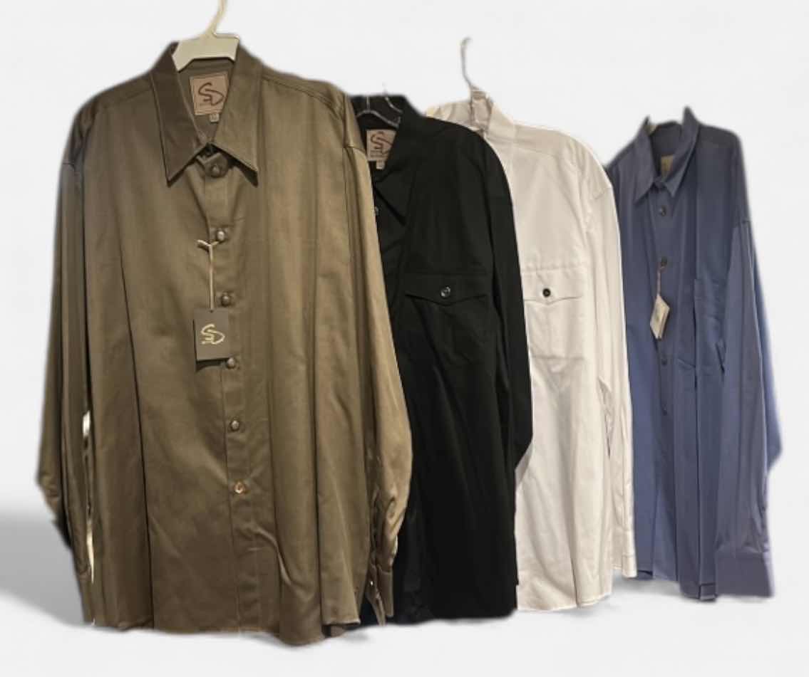 Photo 1 of 4 NEW MENS STUBS COLLARED SHIRTS SIZE XL