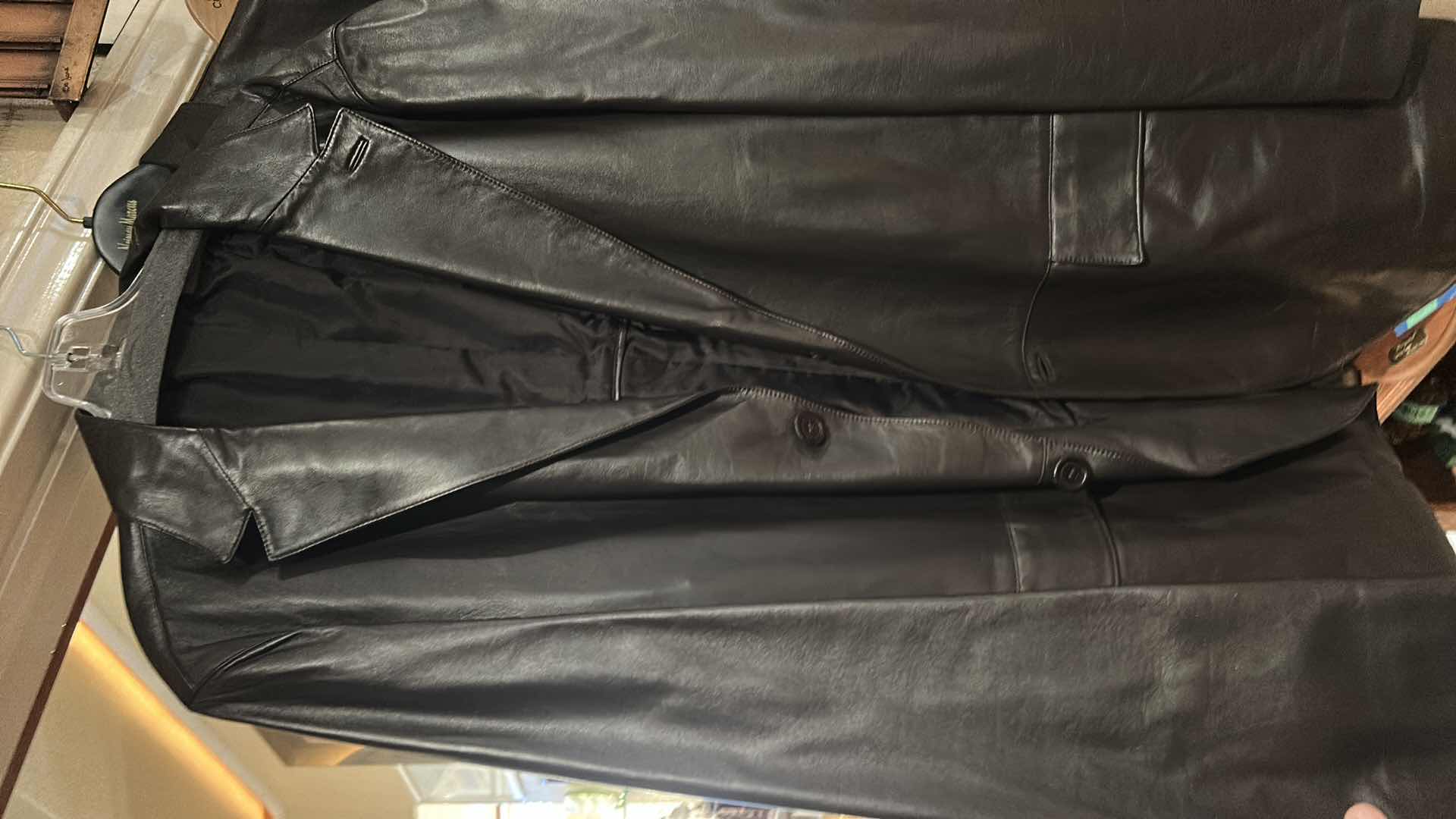 Photo 1 of 5 MENS DESIGNER LEATHER JACKETS SIZE L XL